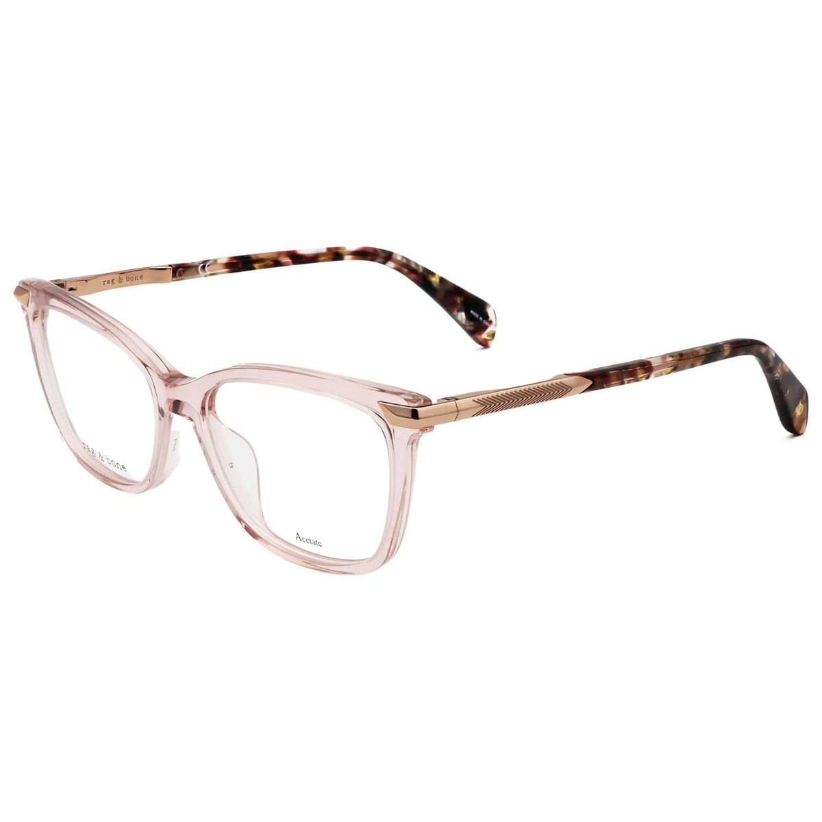 Montura para gafas de mujer 51 mm color beige