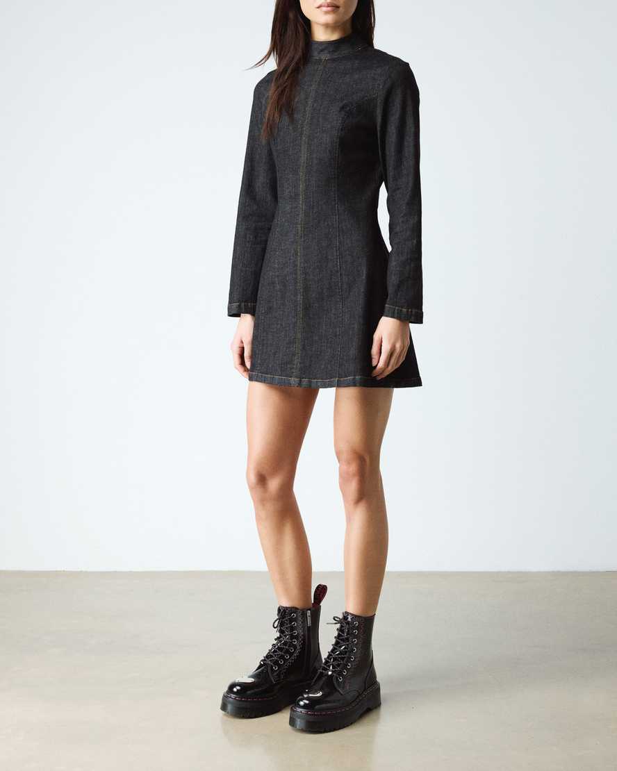 Botas de cuero con plataforma