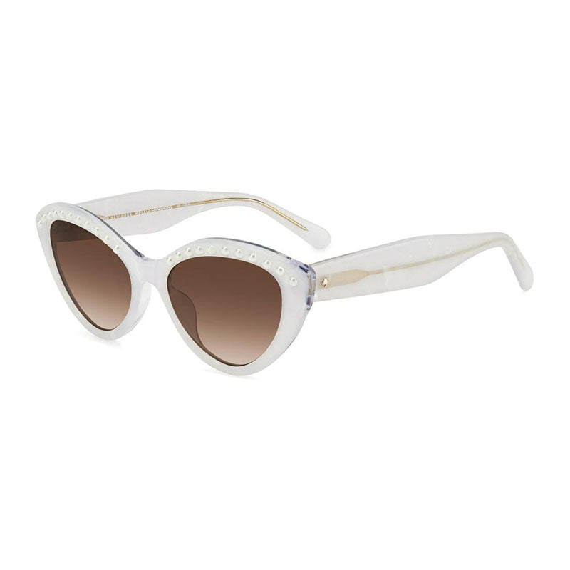 Gafas color blanco y café