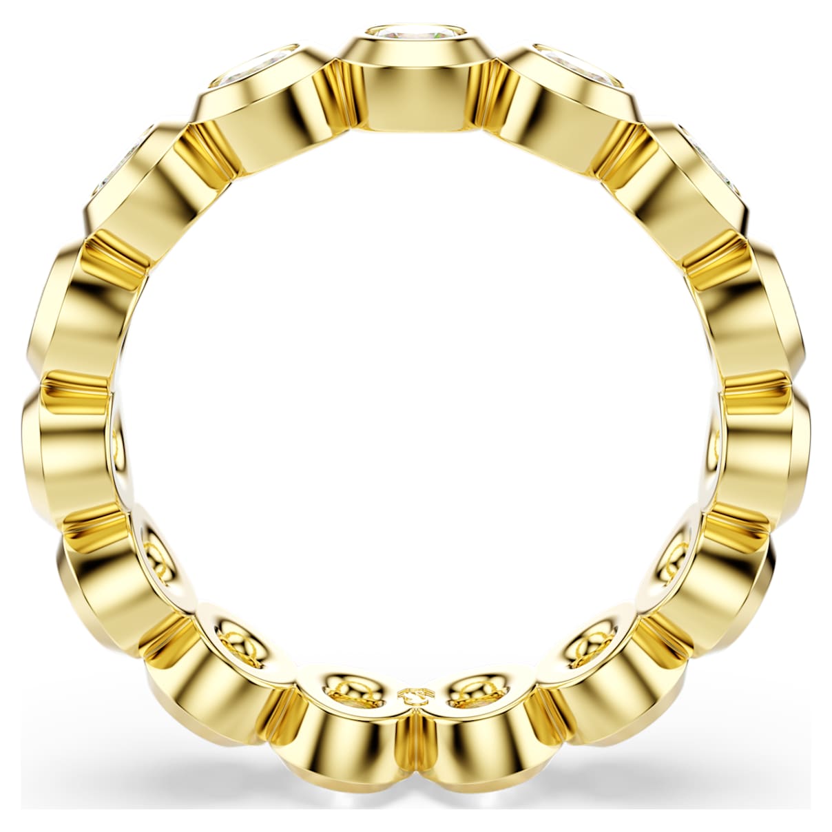 Anillo color blanco y dorado