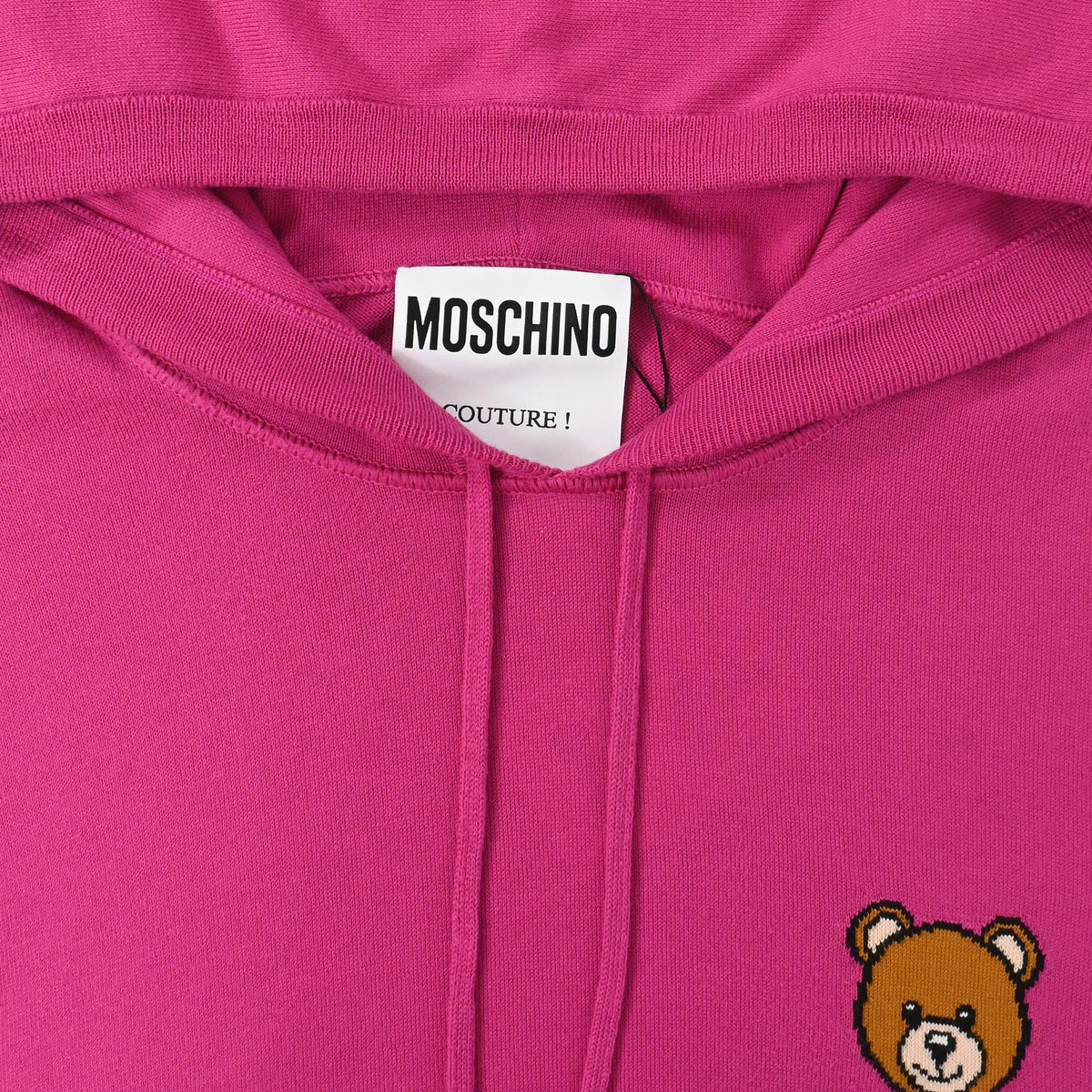Buzo con capucha de algodón color rosado