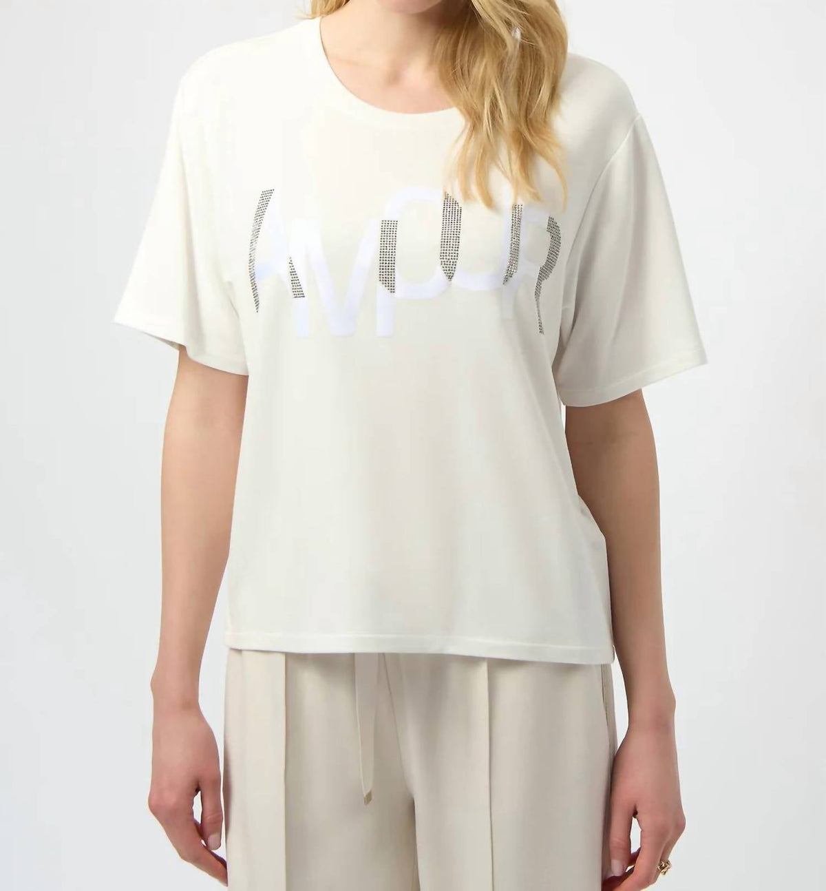Short color blanco