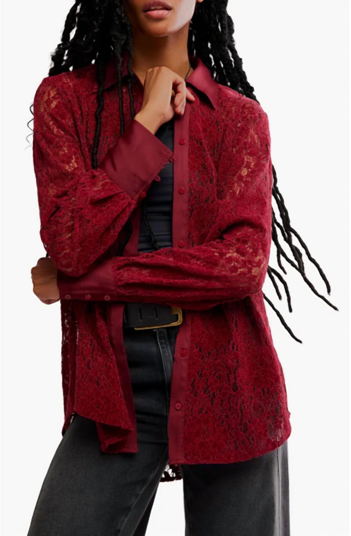 Camisa color rojo