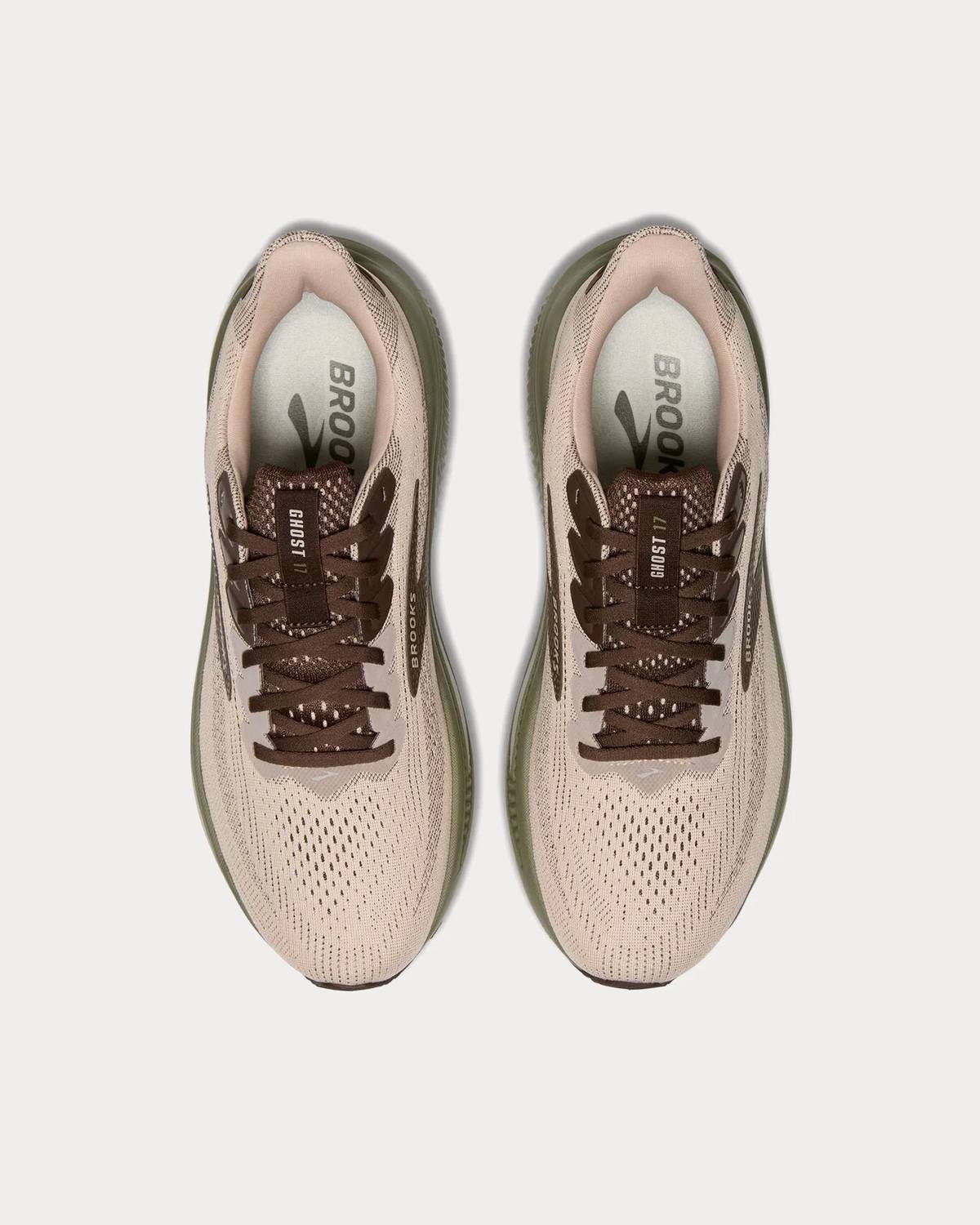 Tenis para correr de hombre color café