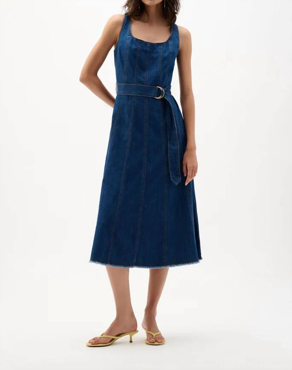 Vestido de mezclilla midi