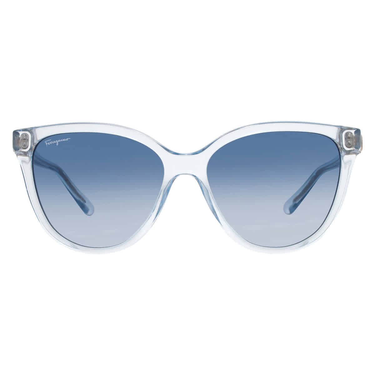 Gafas de sol de mujer de montura tipo gato color azul