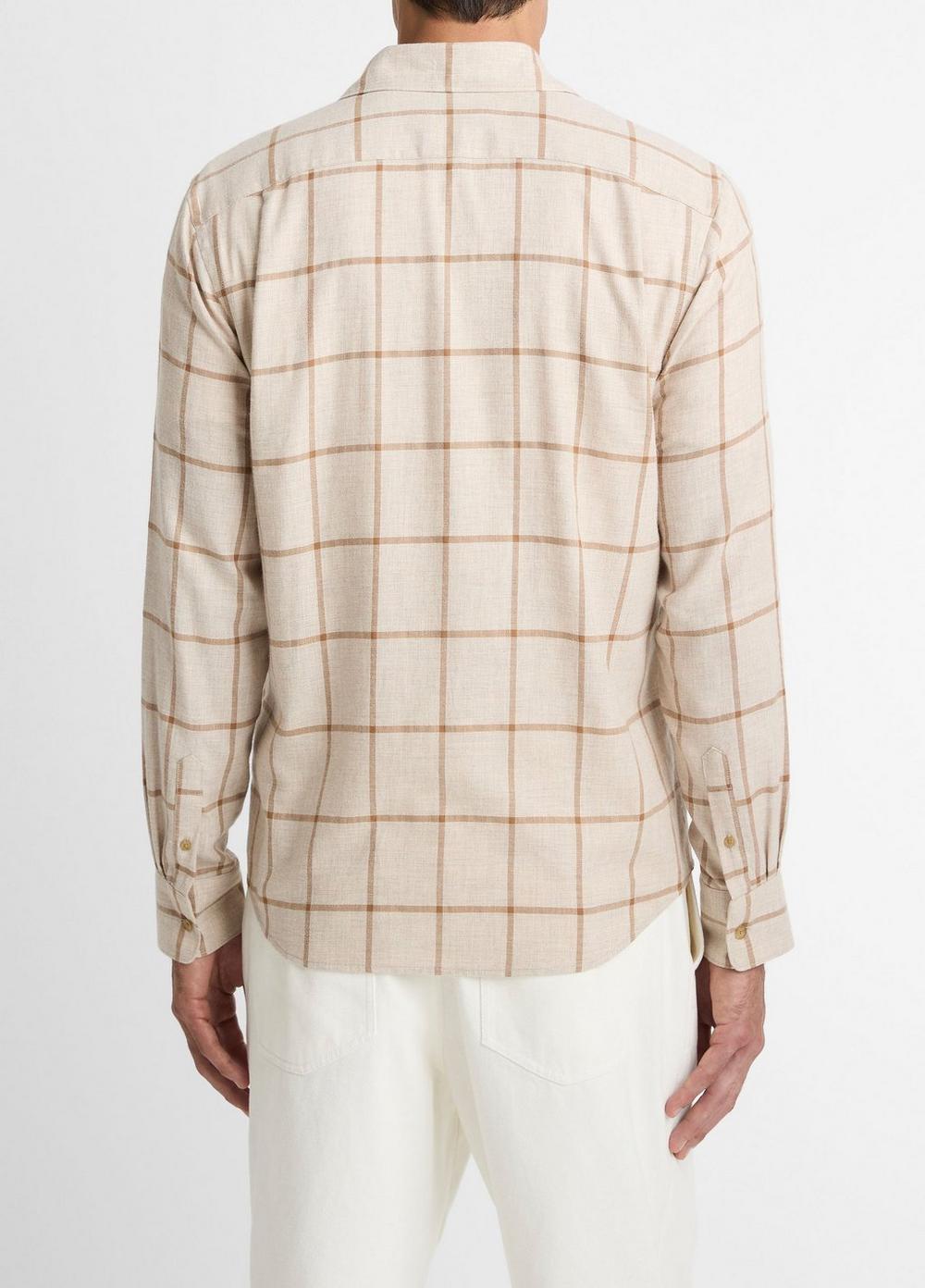Camisa de algodón a cuadros