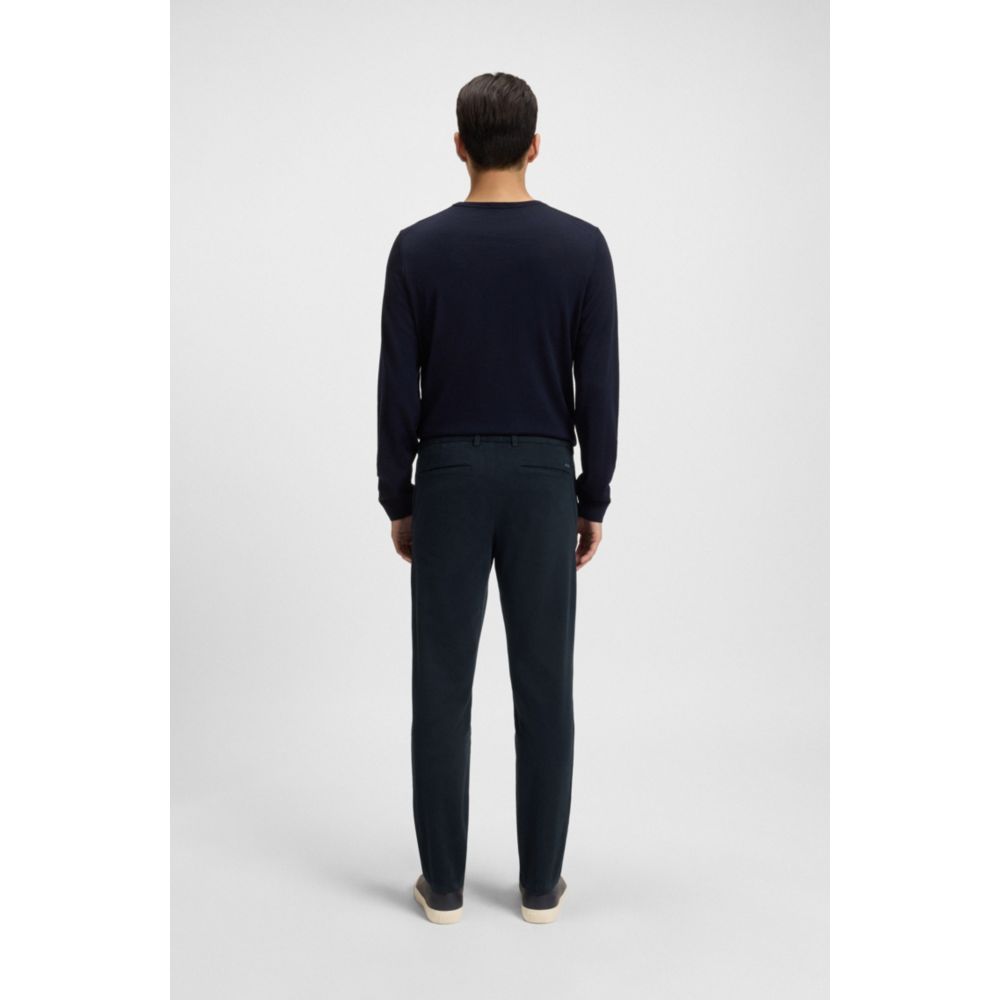 Pantalón de algodón de corte ajustado