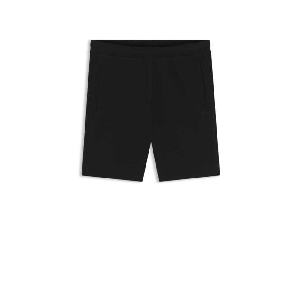 Short de mezcla de algodón con bordado