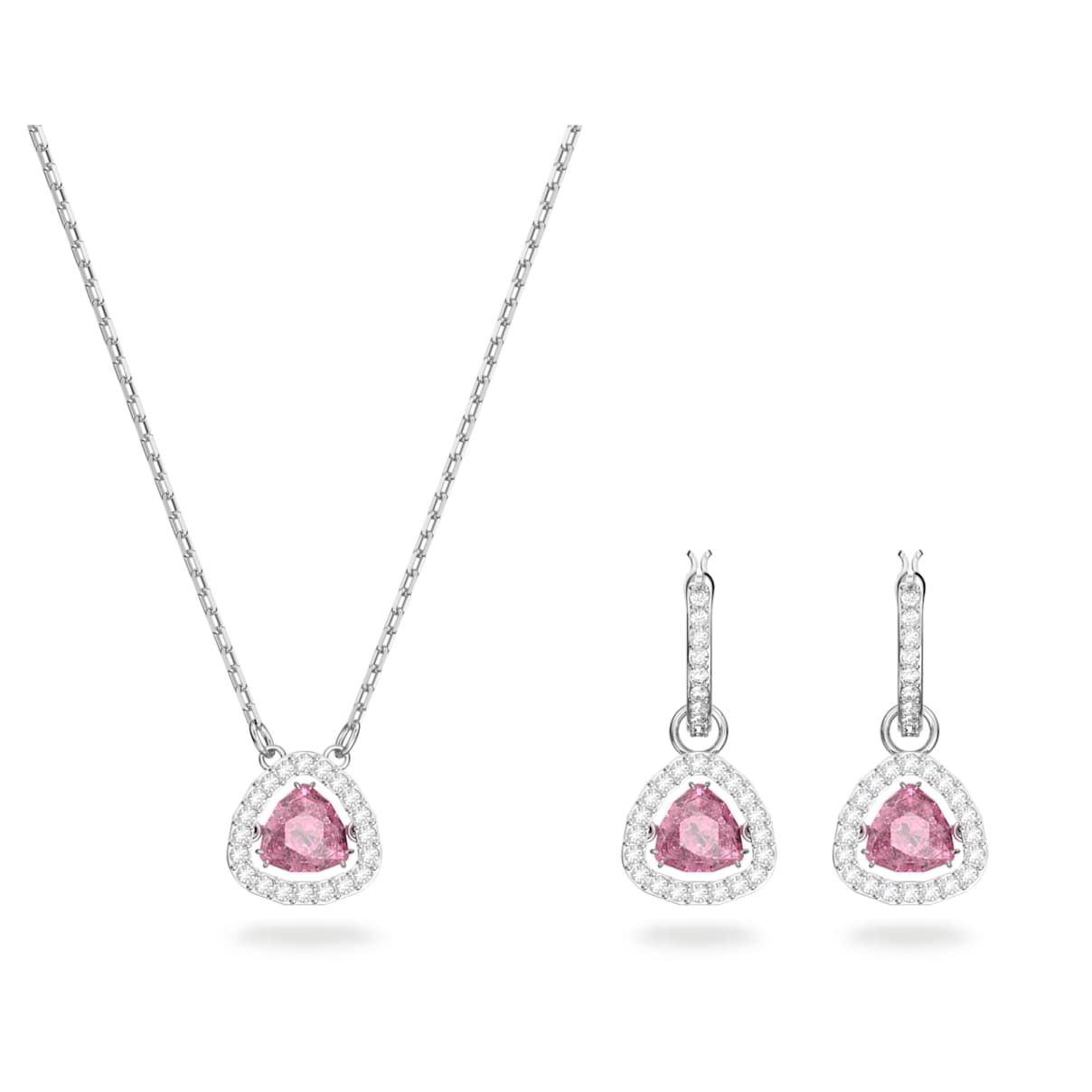 Set de joyería color rosado
