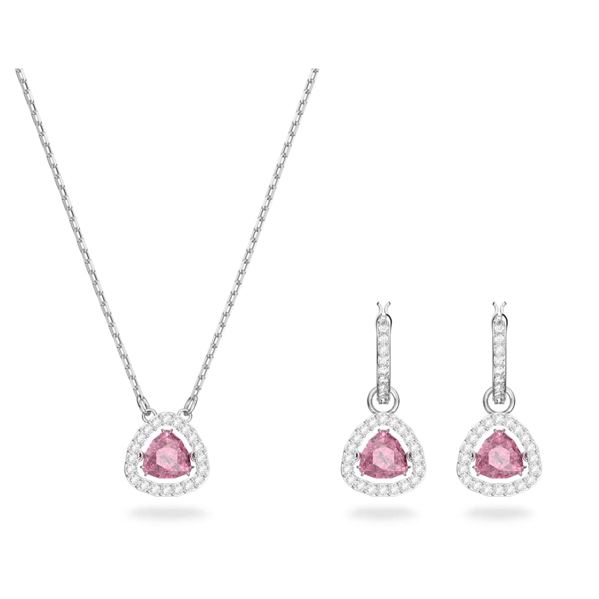 Set de joyería color rosado