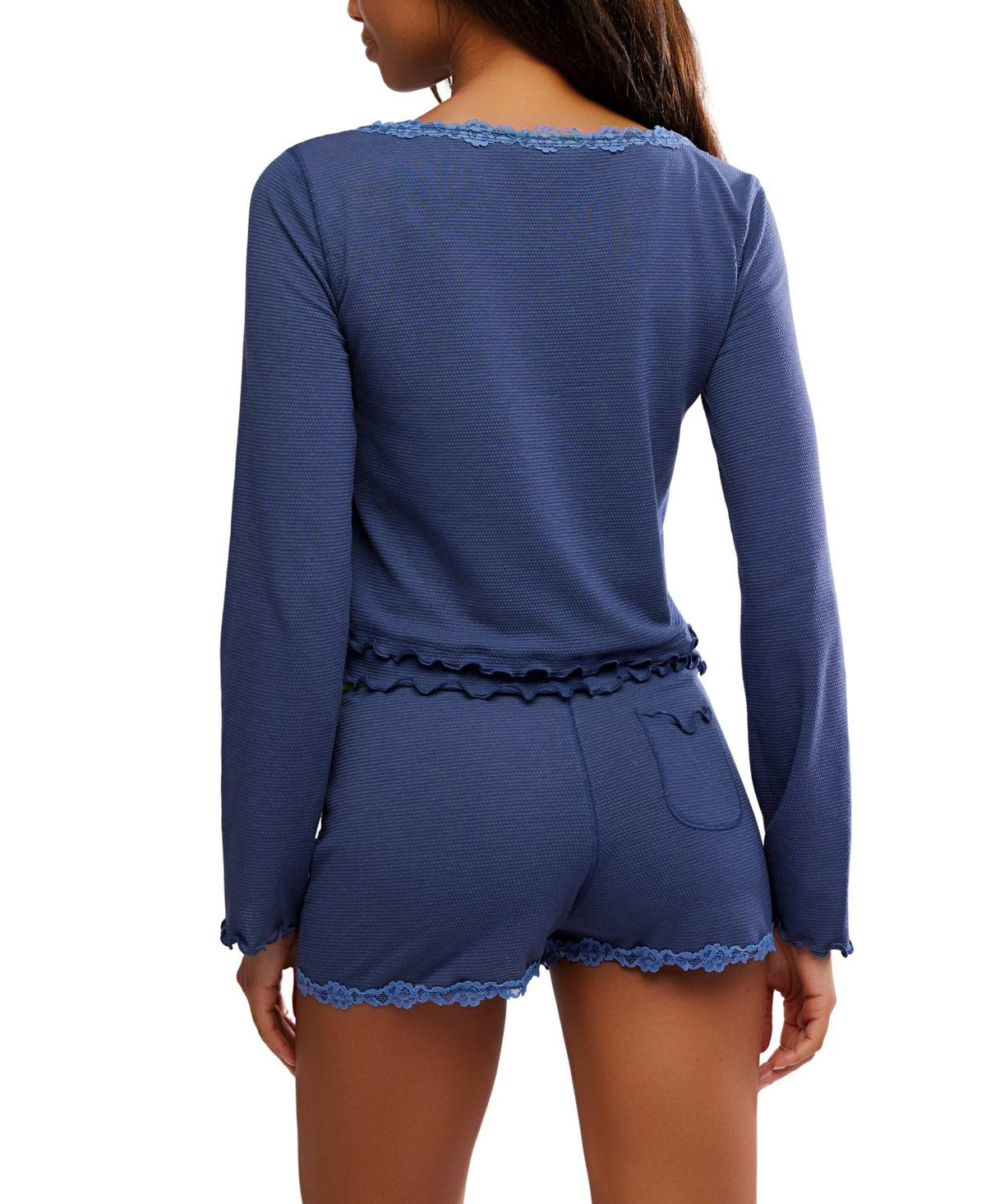 Conjunto de ropa color azul
