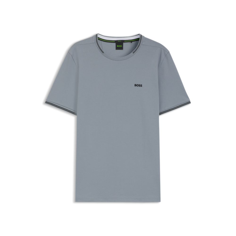 Camiseta de algodón a rayas