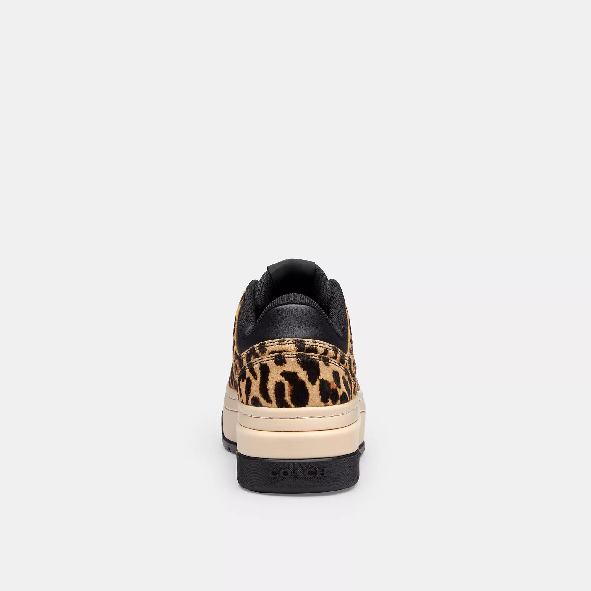 Coach Outlet Tenis Plataforma con Estampado de Leopardo