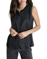 DKNY Top Arrugado Sin Mangas