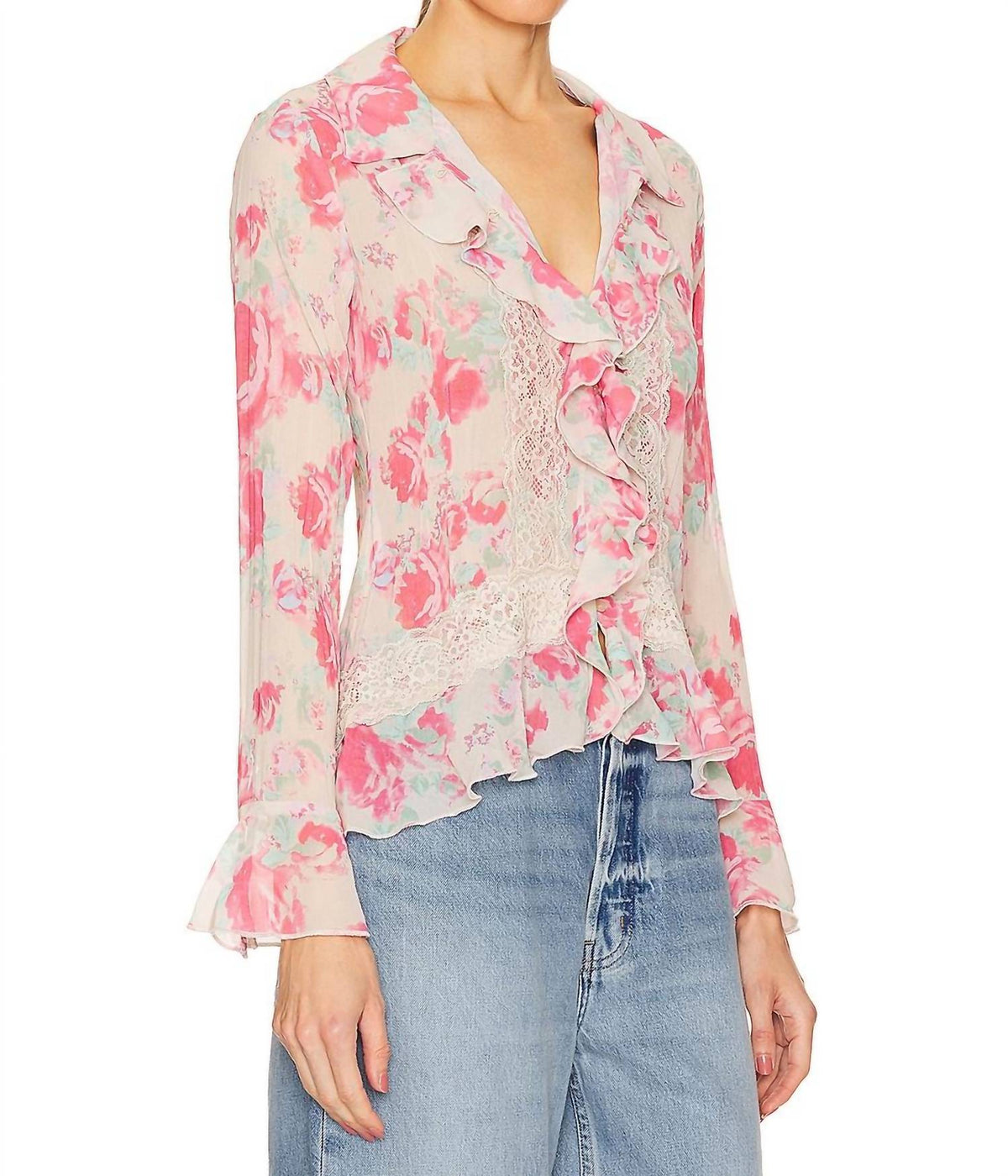 Blusa color rosado