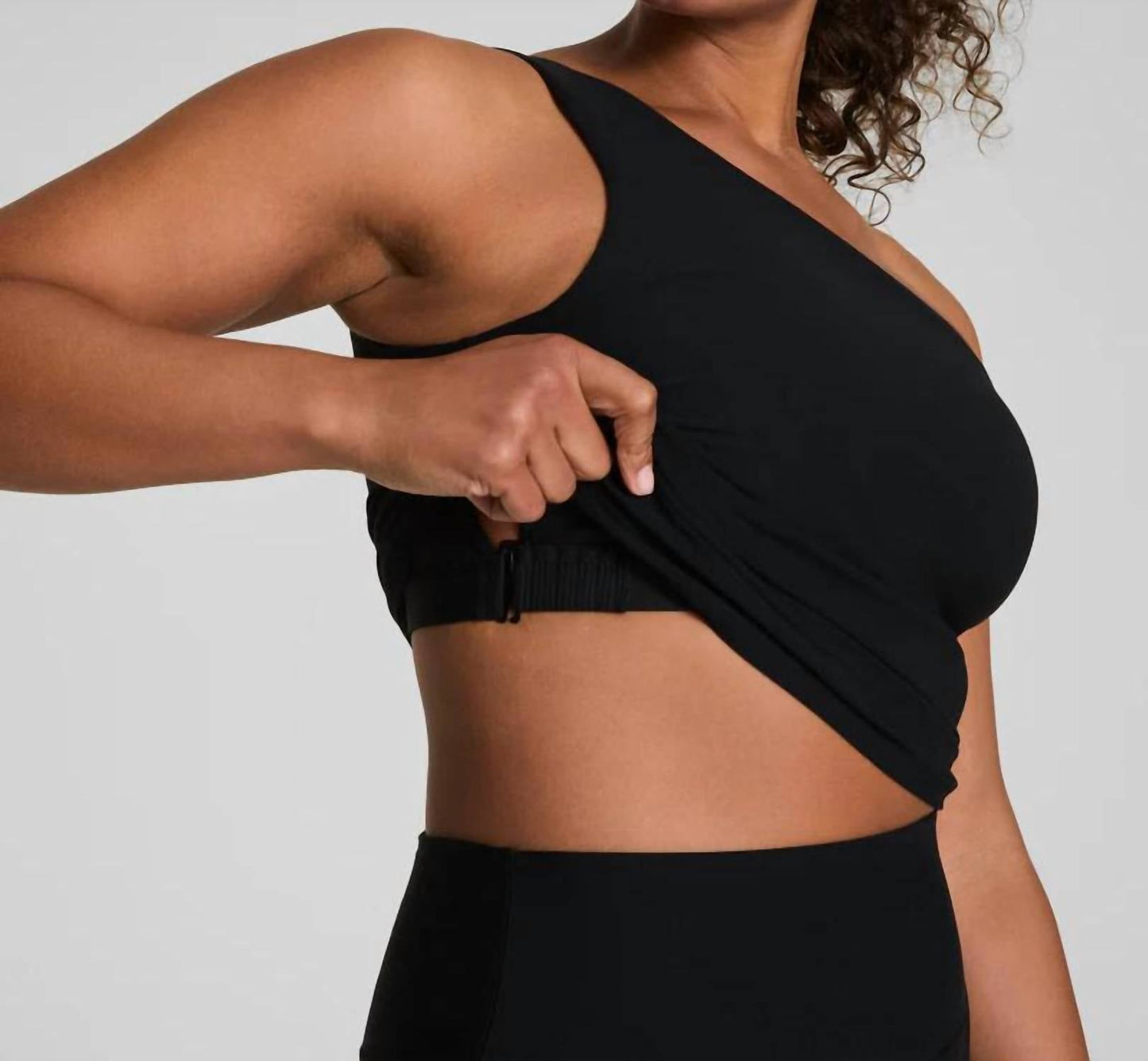 Camiseta sin mangas de mujer color negro