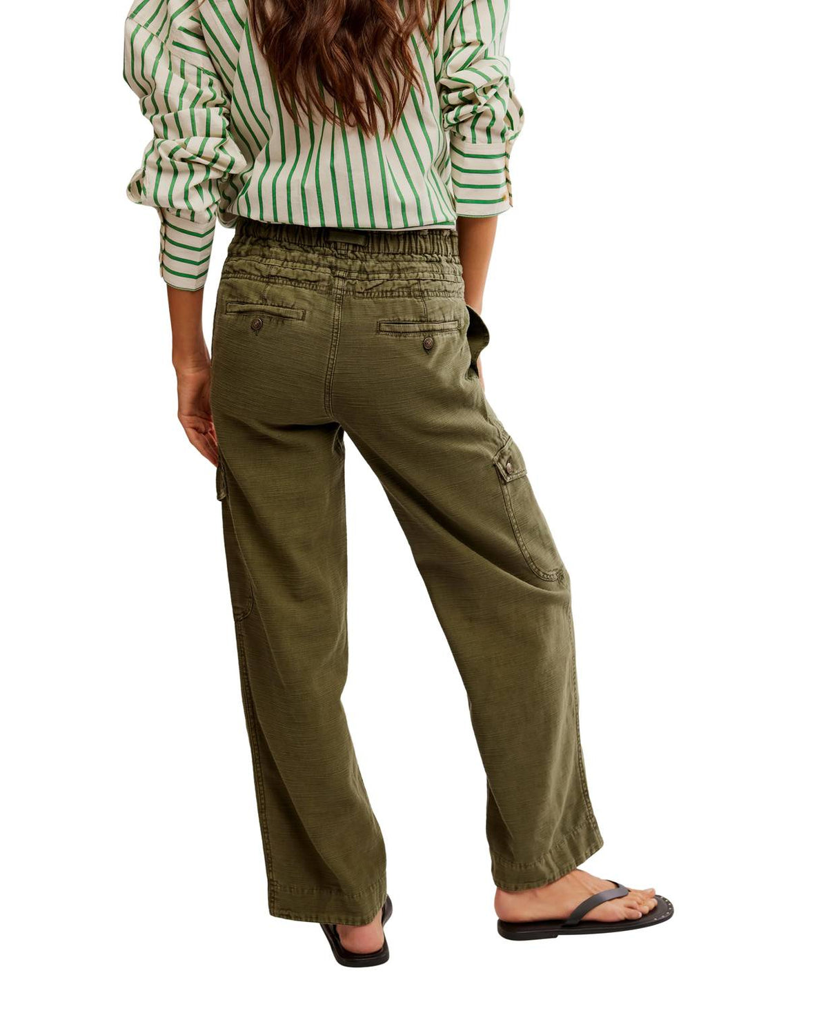 Pantalón de mujer color verde