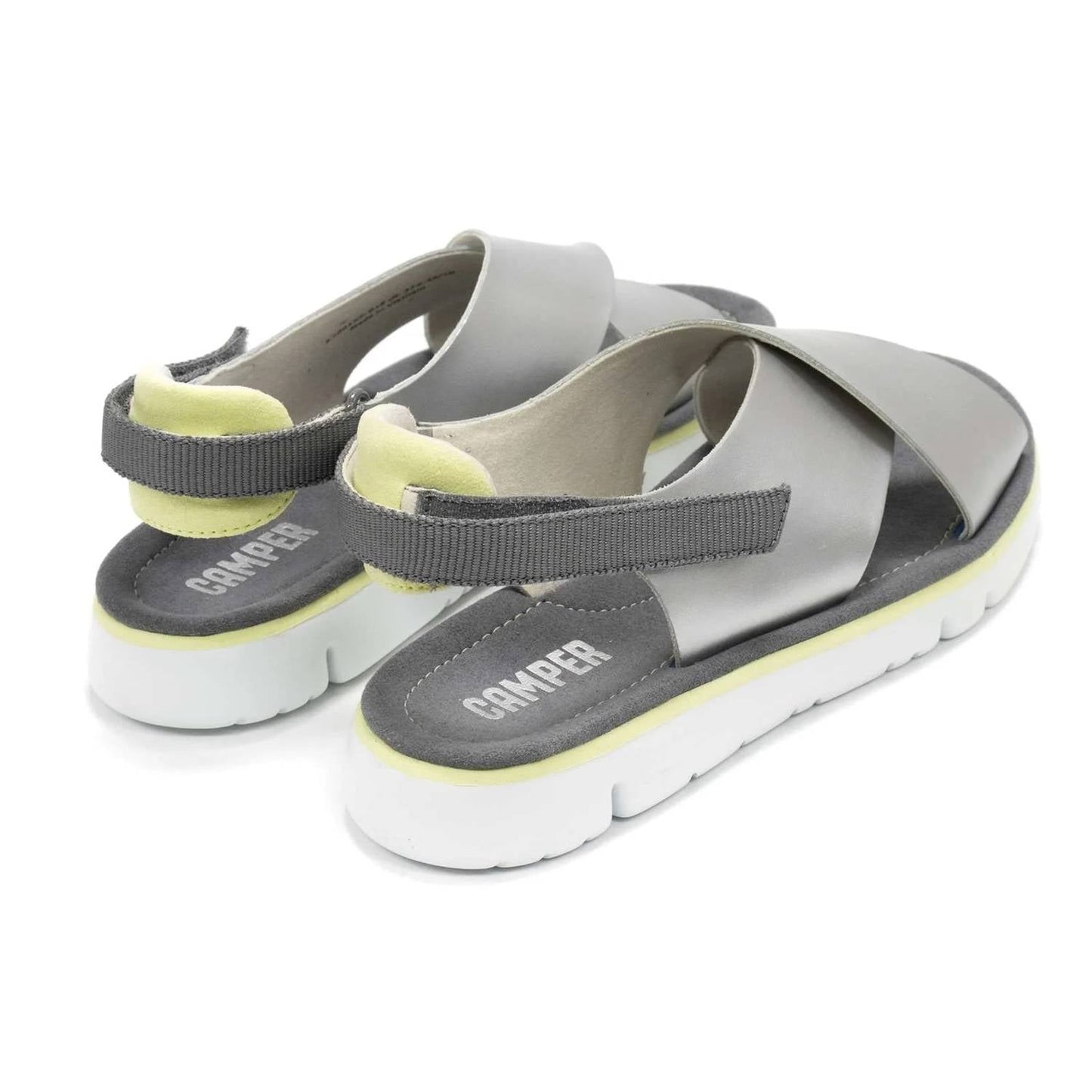 Sandalias de mujer color plateado