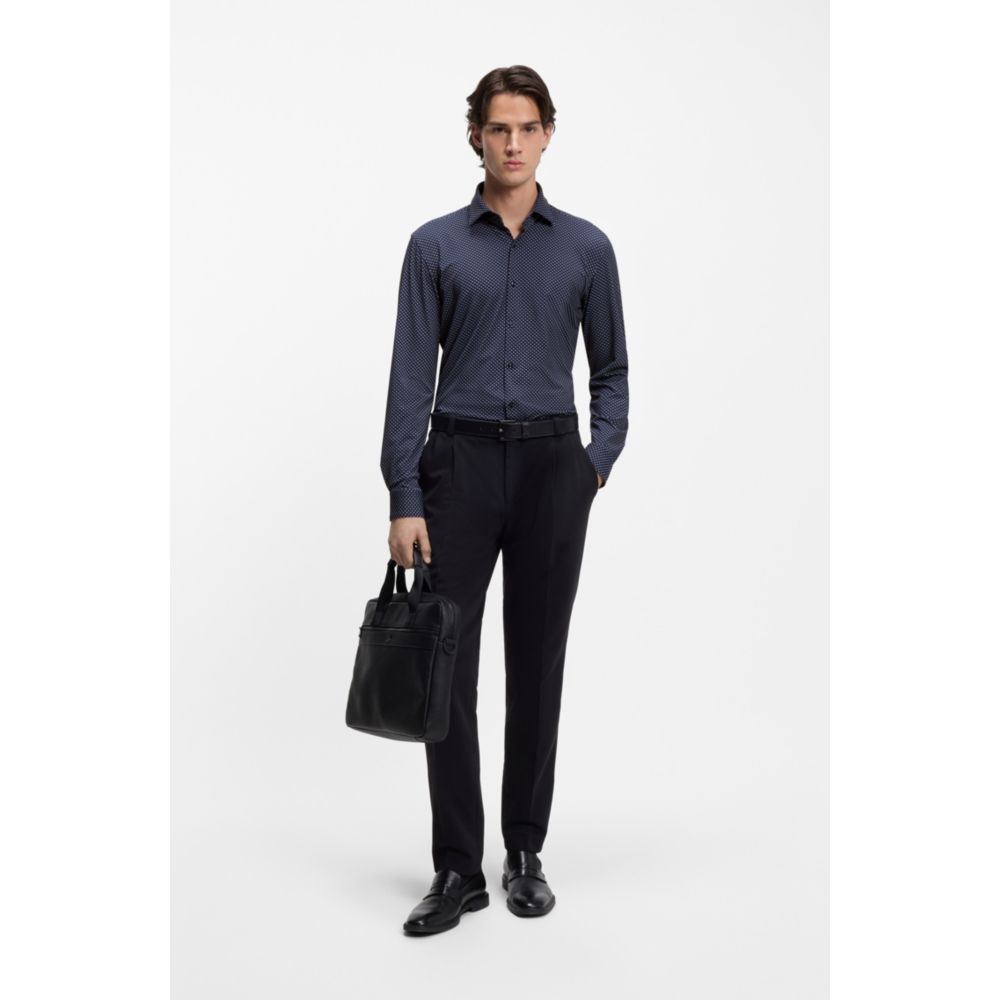Camisa de corte ajustado con estampado
