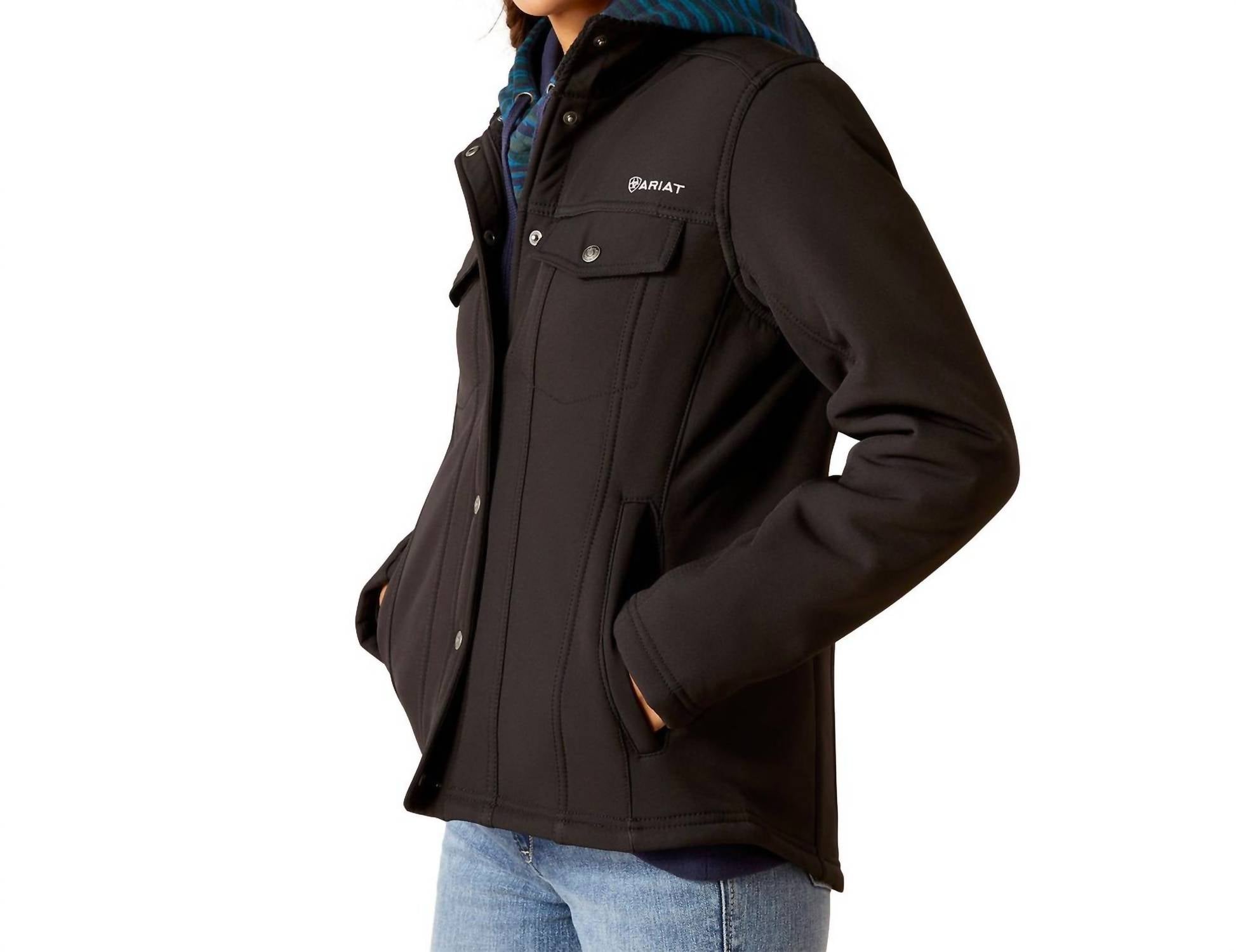 Chaqueta de mujer color negro