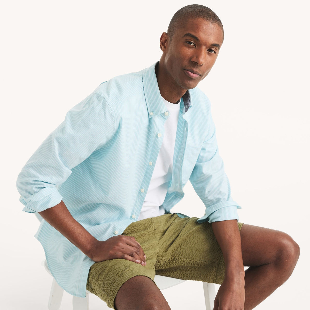 Camisa de hombre a rayas