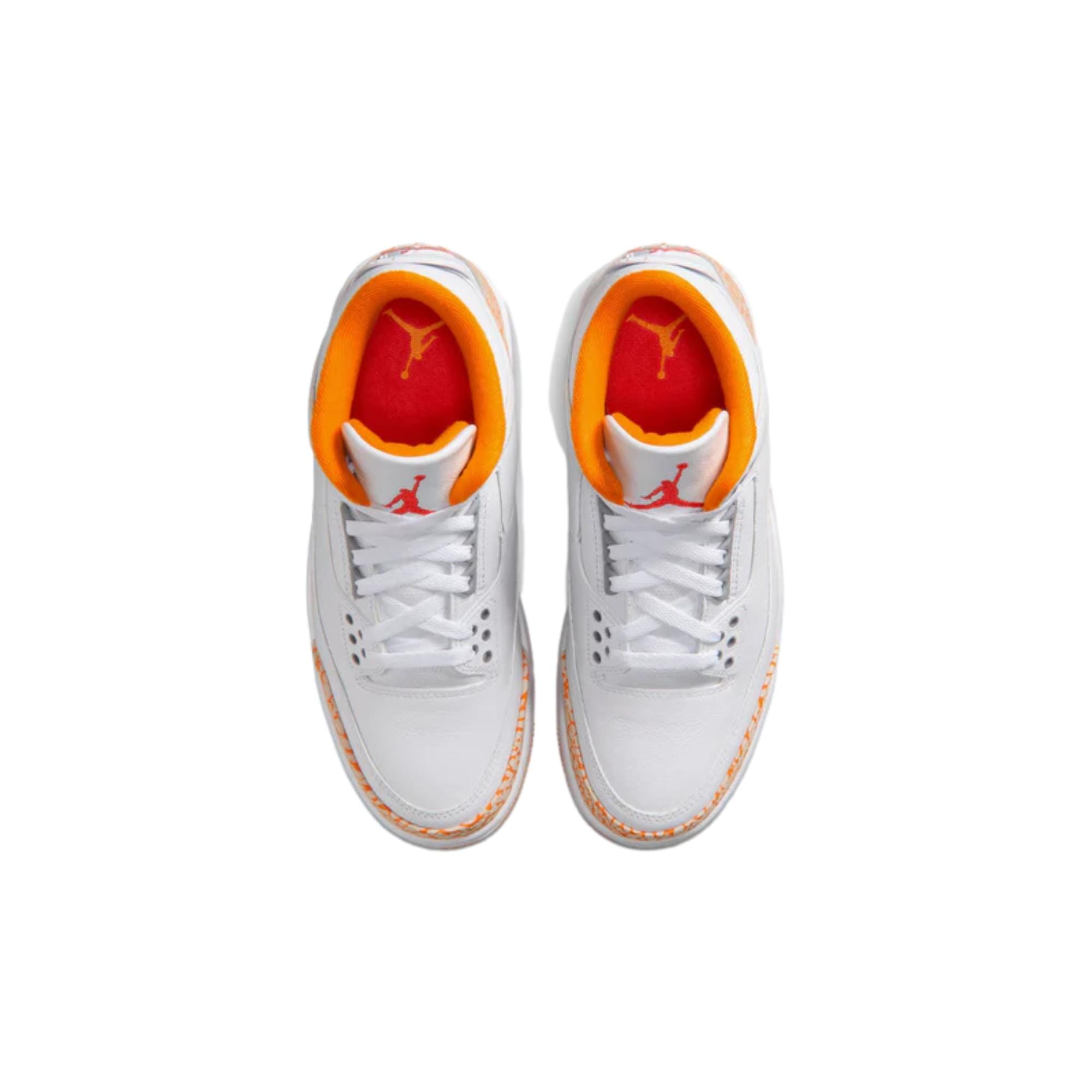 Nike Air Jordan 3 Retro White / Pimento - Orange  CK9246-101 Mujer