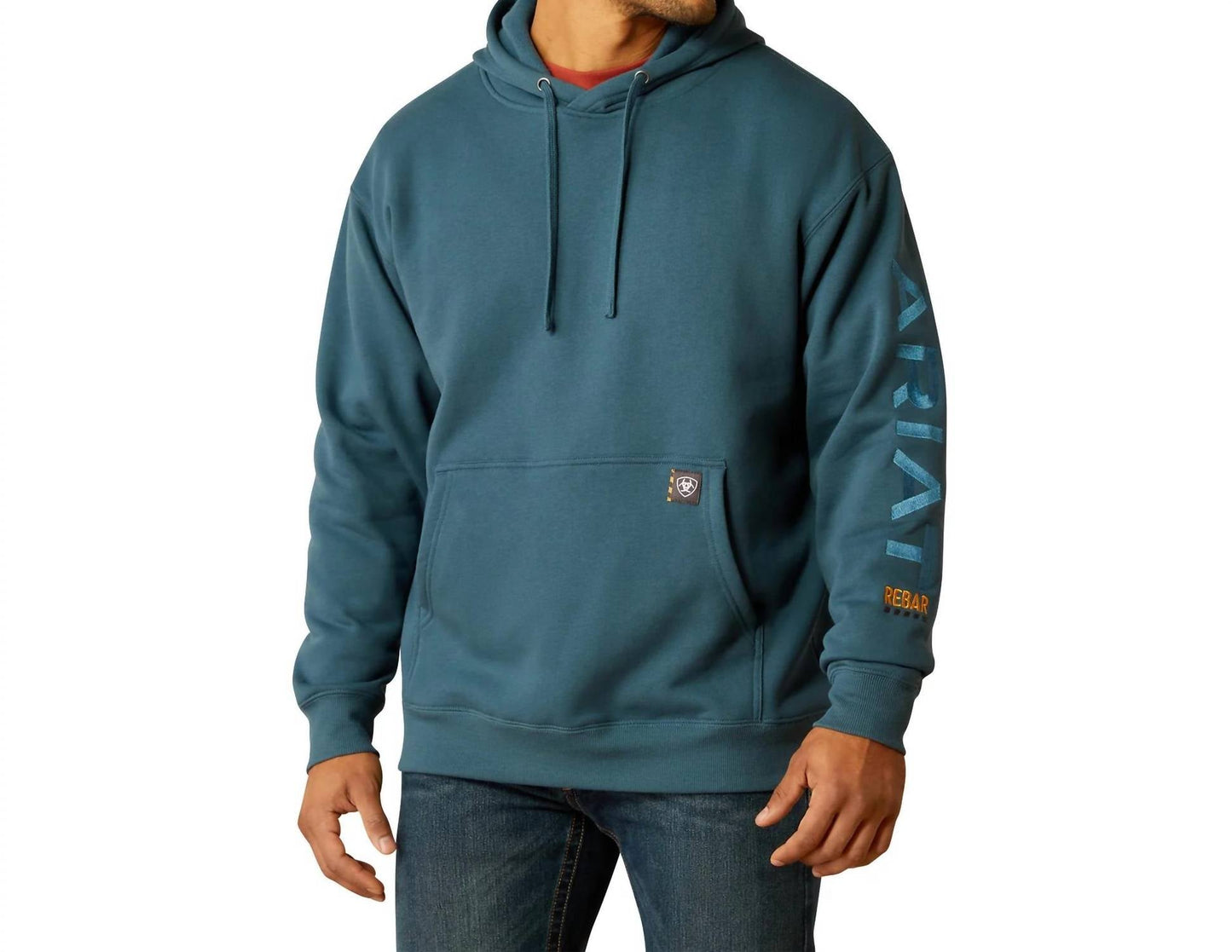 Buzo con capucha con estampado color azul