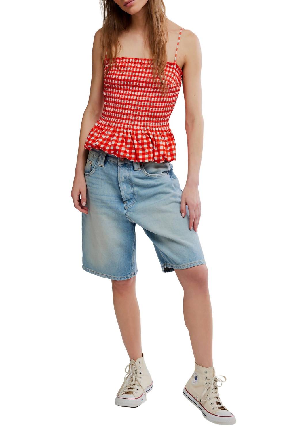 Camiseta sin mangas color rojo