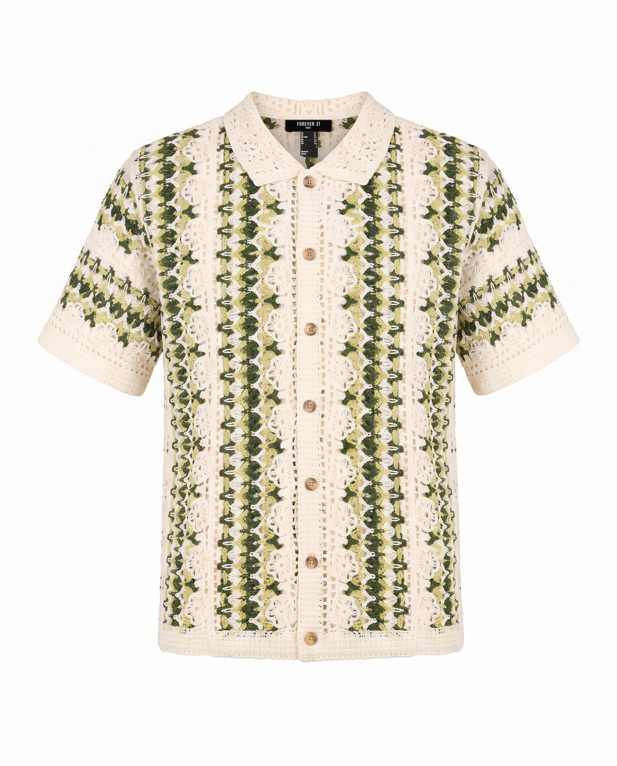 Camisa de manga corta a rayas