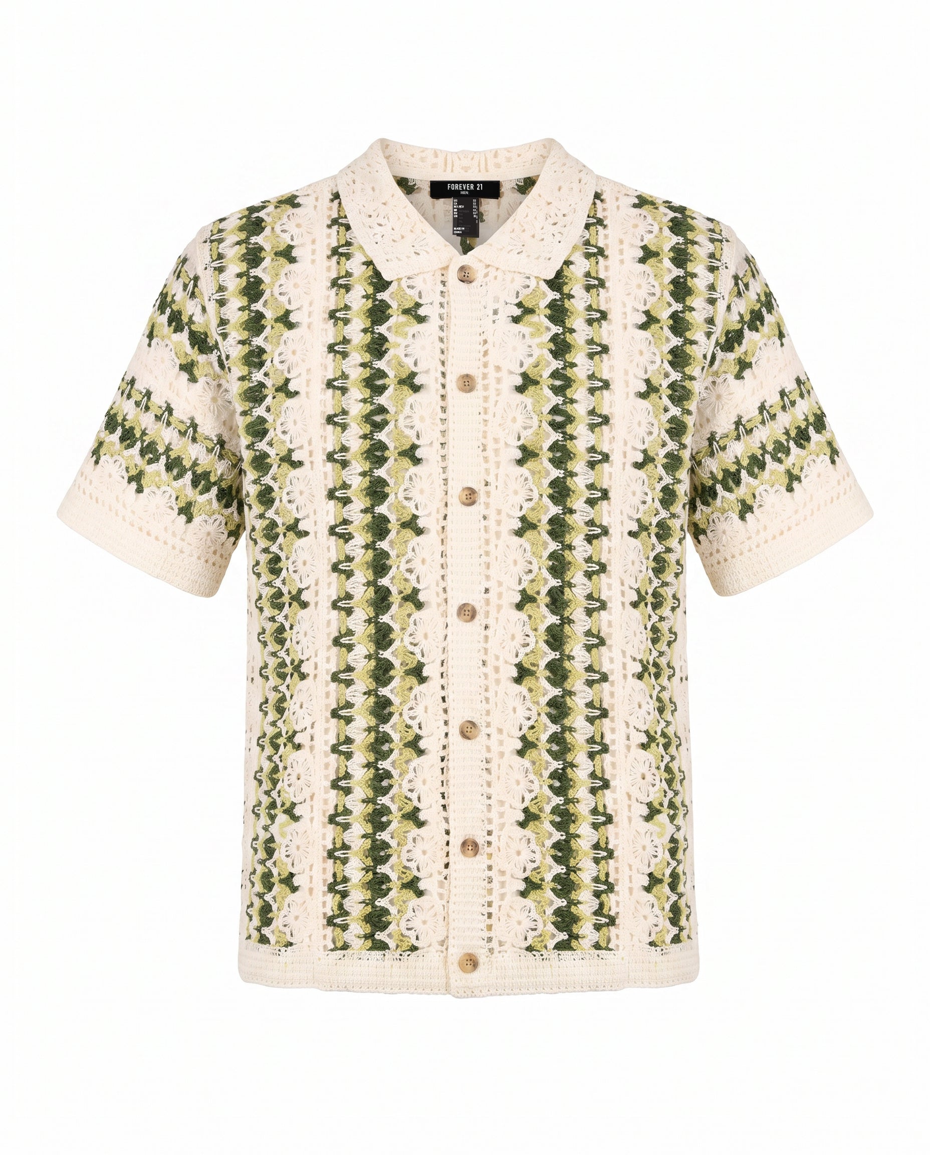 Camisa de manga corta a rayas
