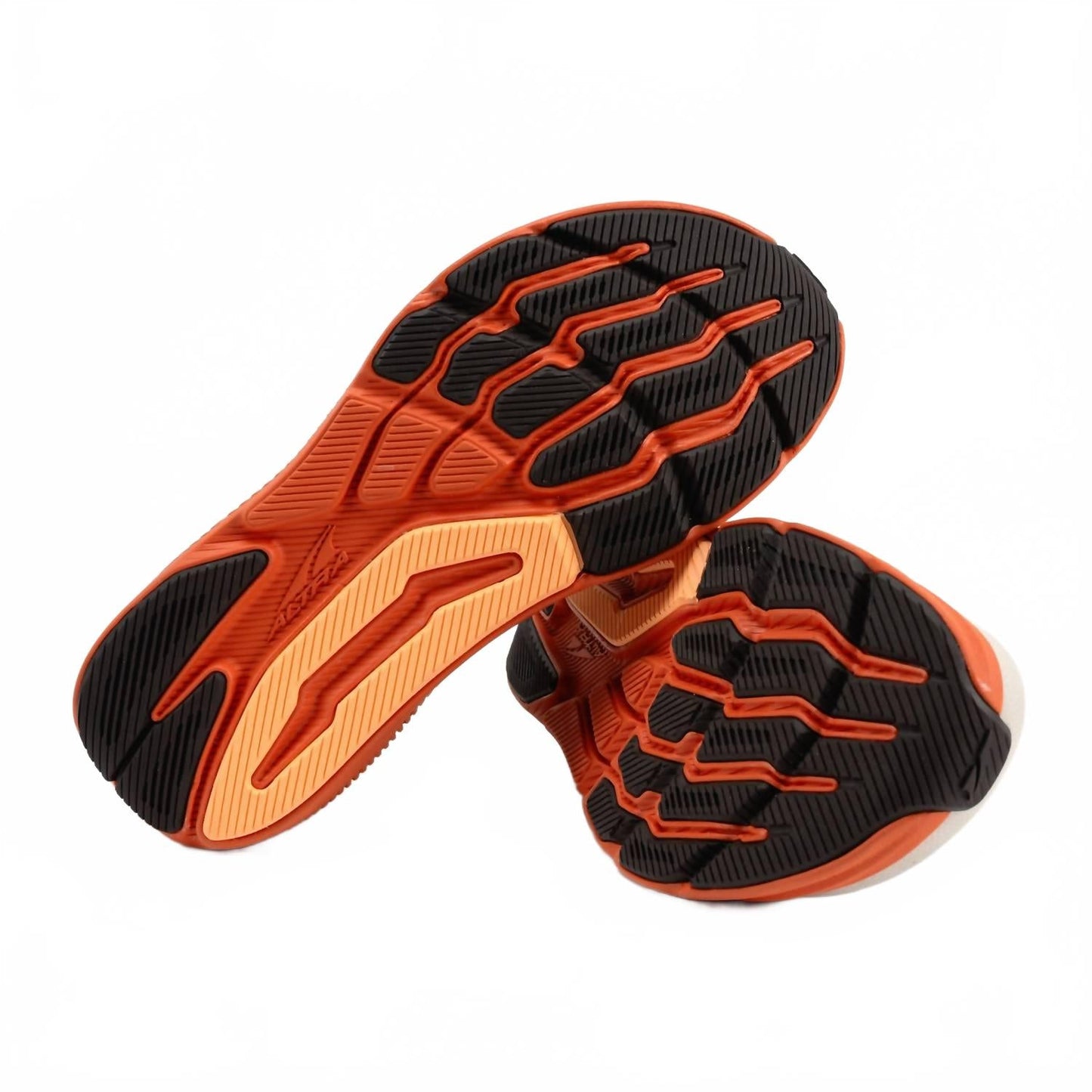 Zapatos de hombre color gris y naranja