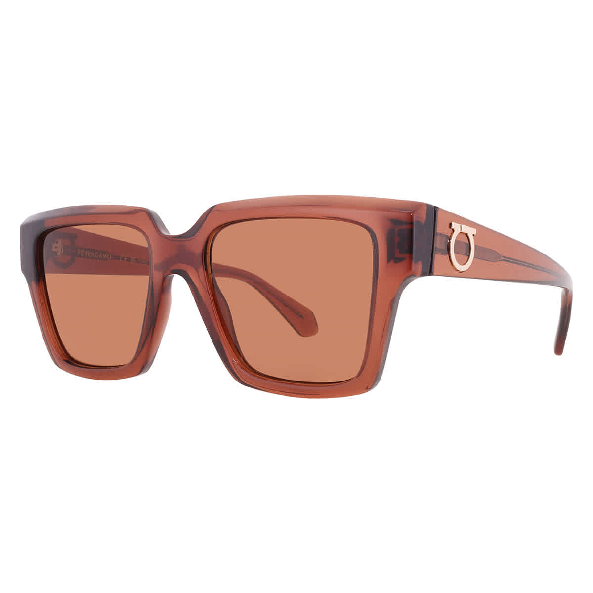 Gafas de sol de mujer de montura cuadrada color café