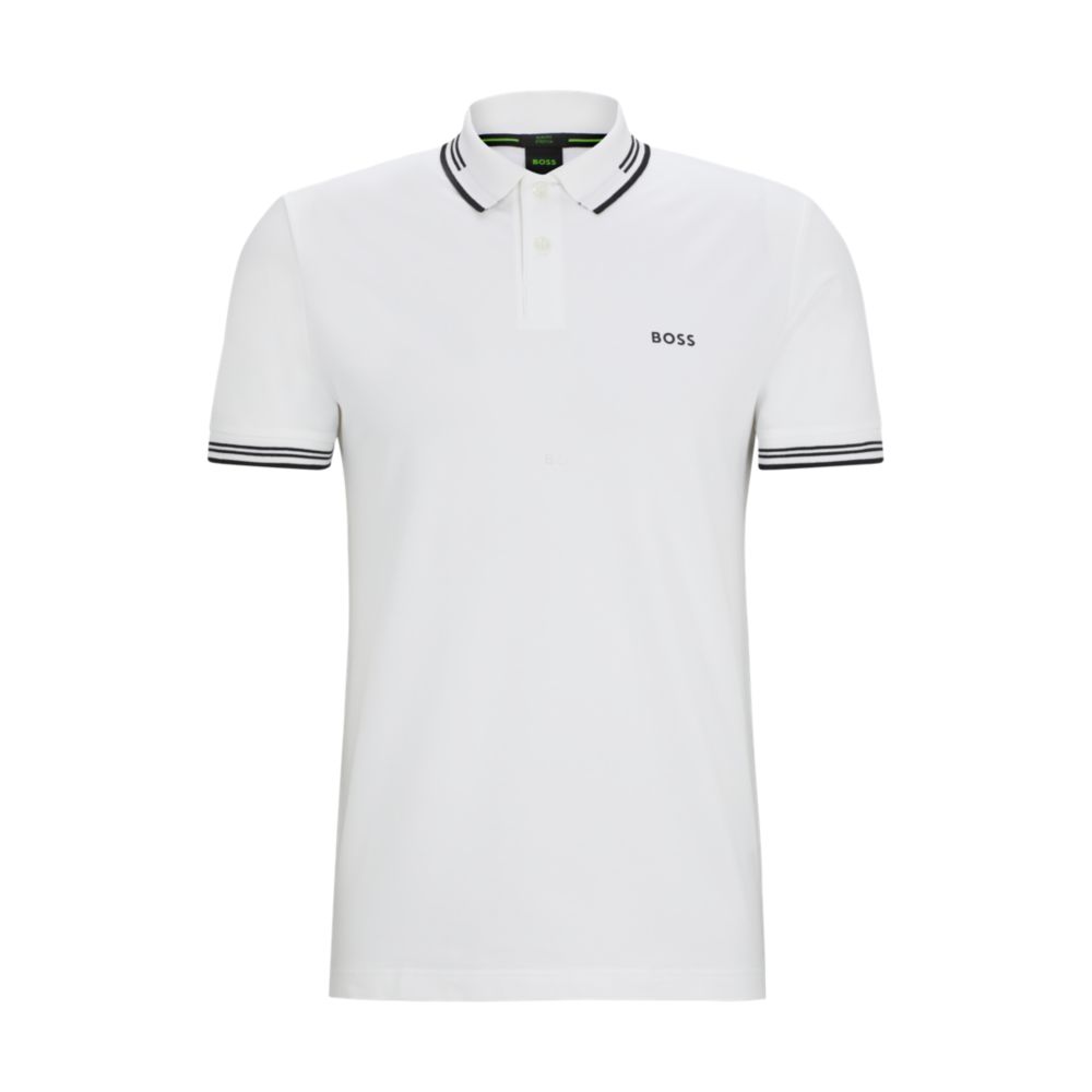 Polo de algodón de corte ajustado