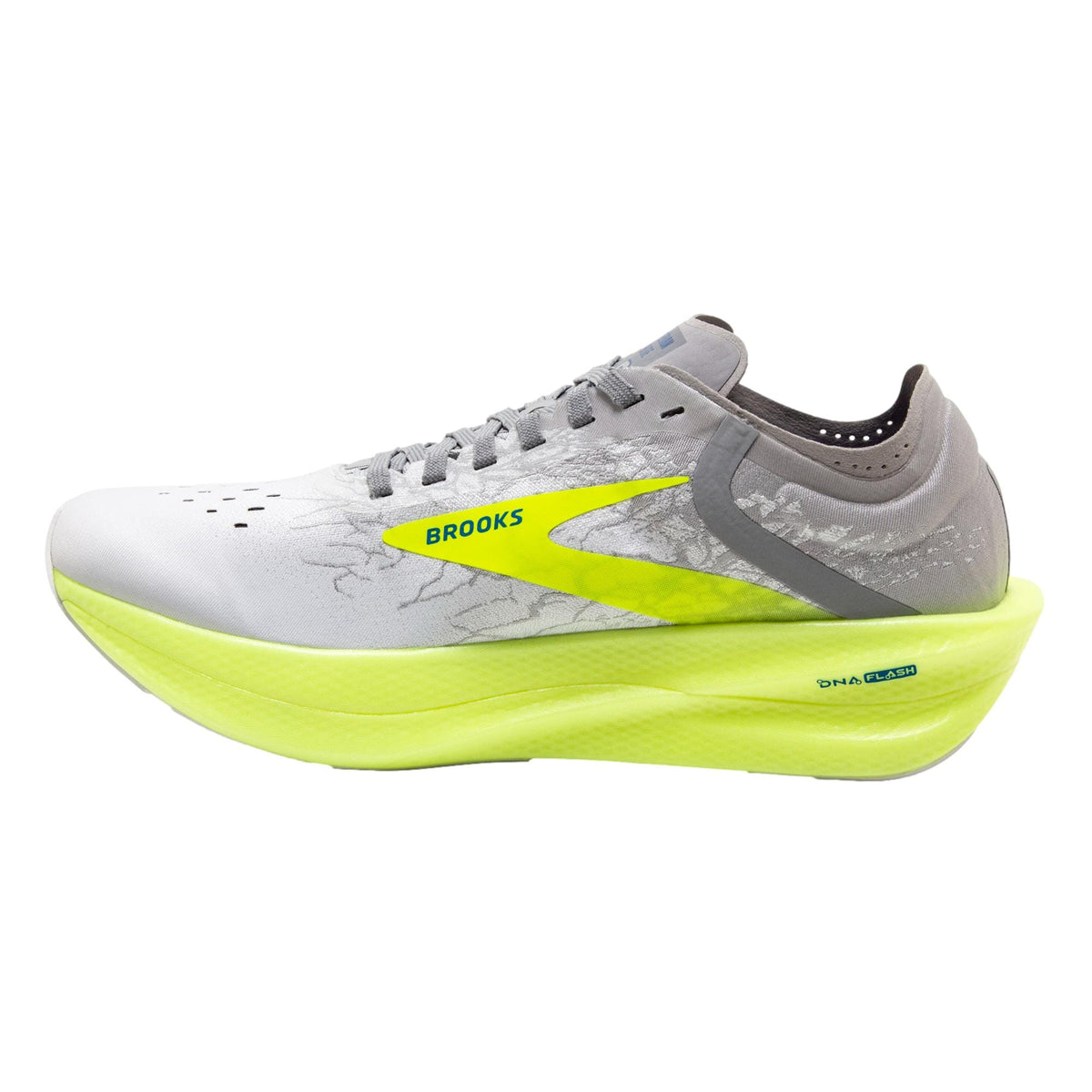 Calzado de hombre color blanco y plateado