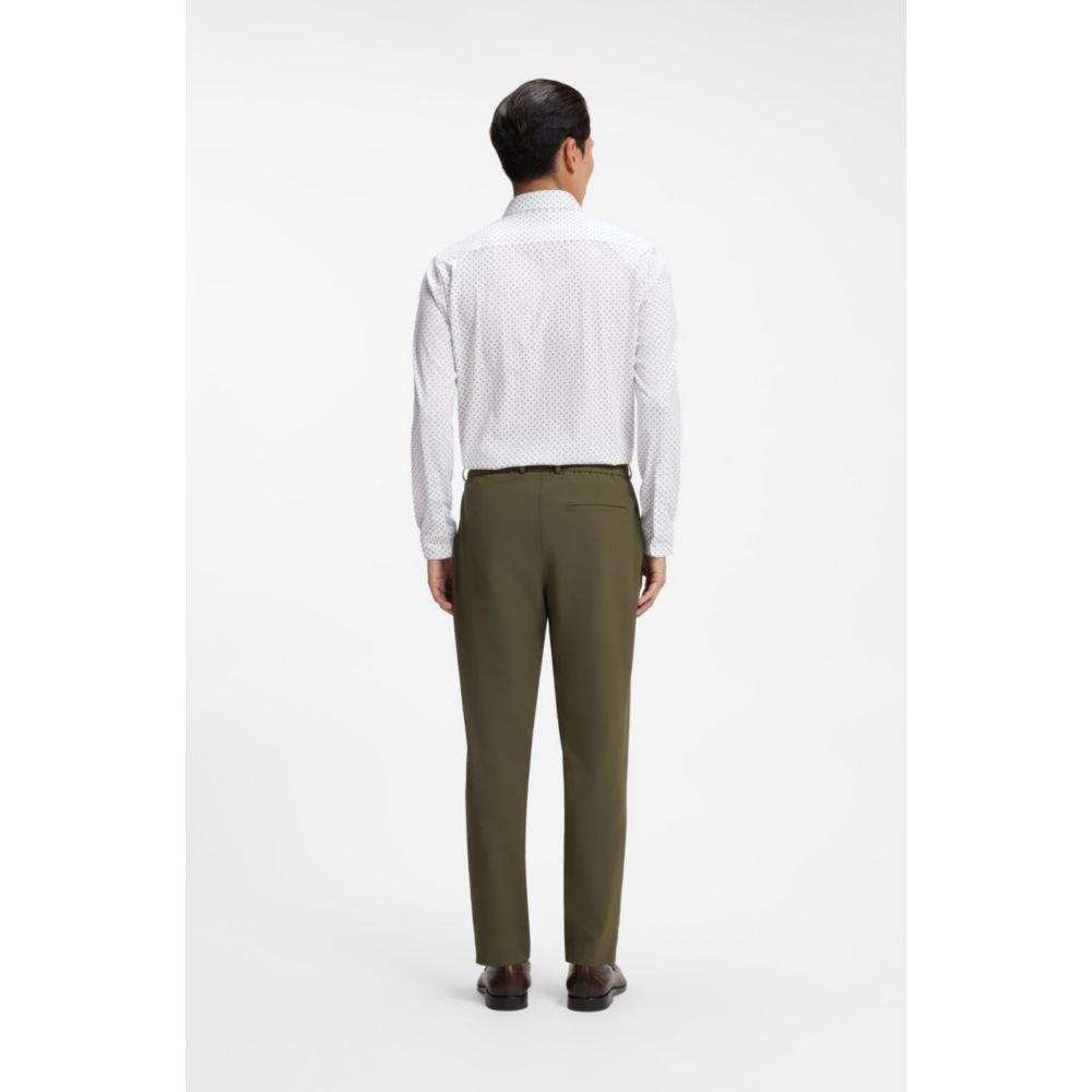Camisa de corte ajustado con estampado