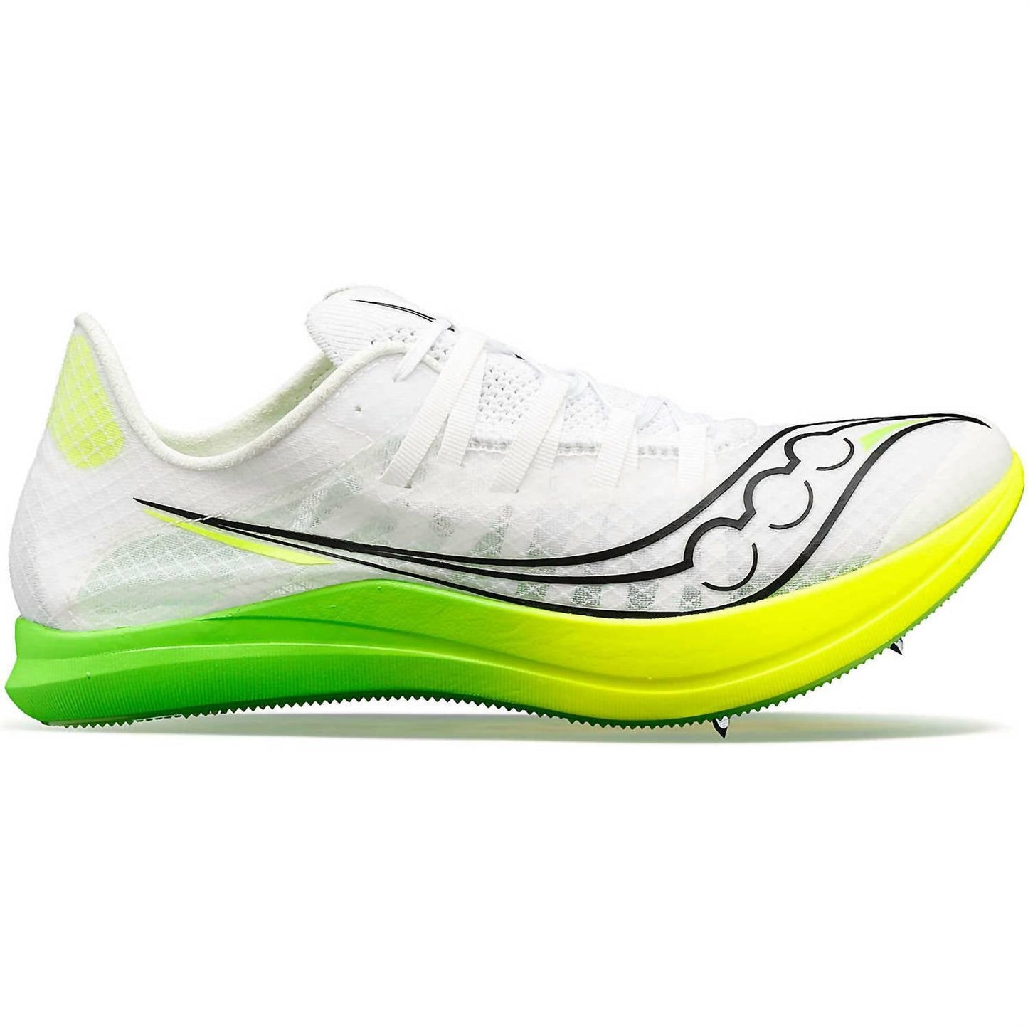 Zapatillas con clavos de hombre color blanco