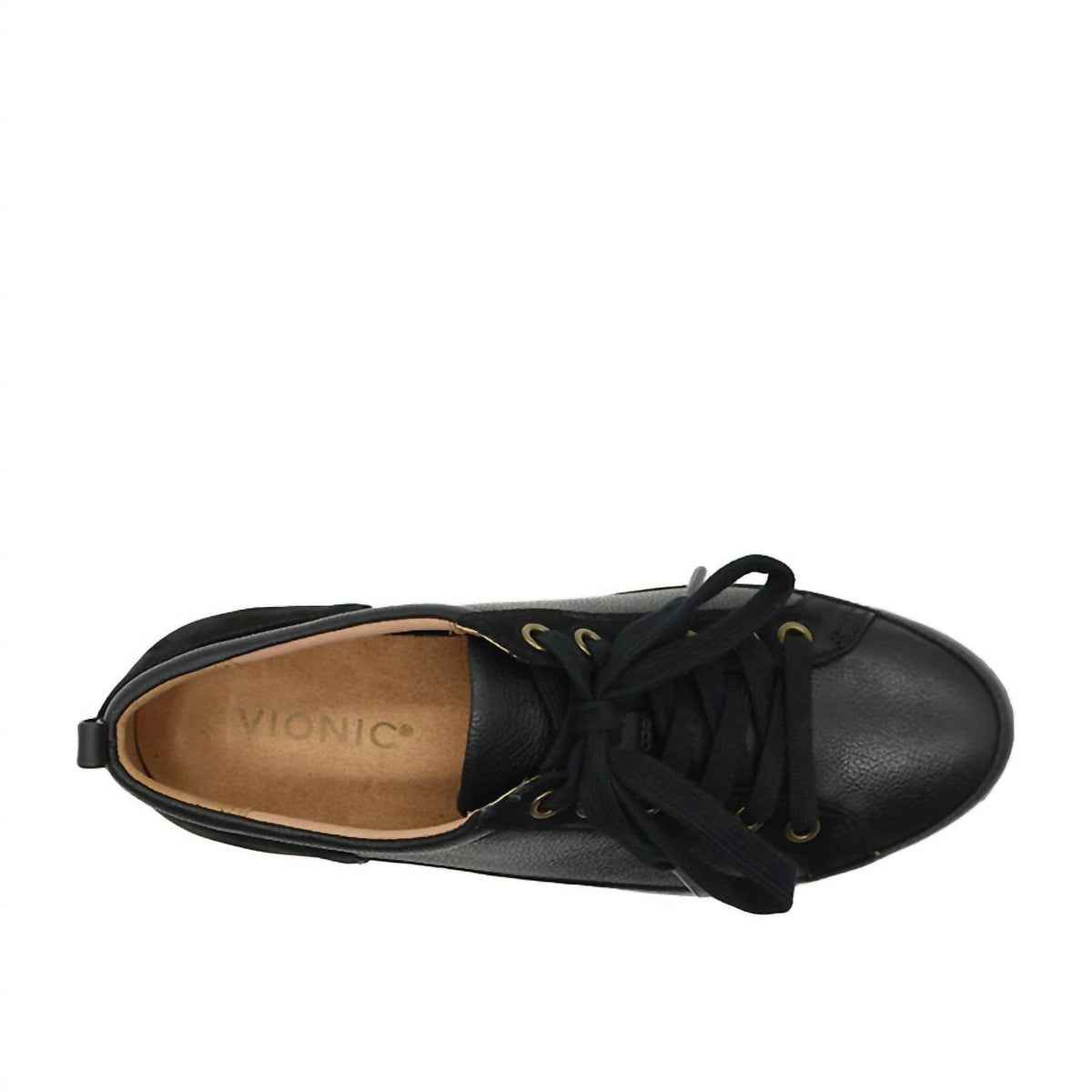 Tenis de mujer de cuero color negro