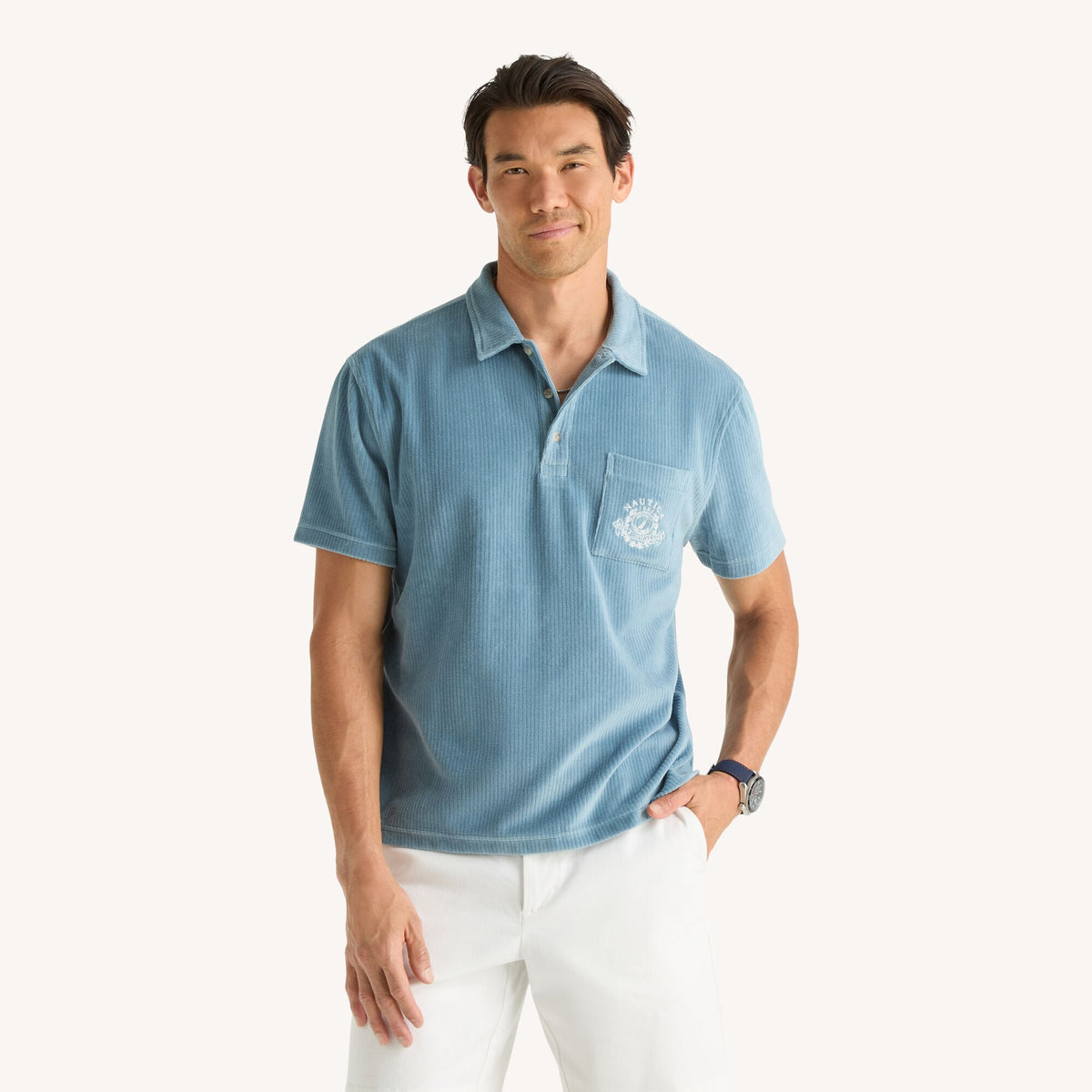 Polo de hombre de corte amplio