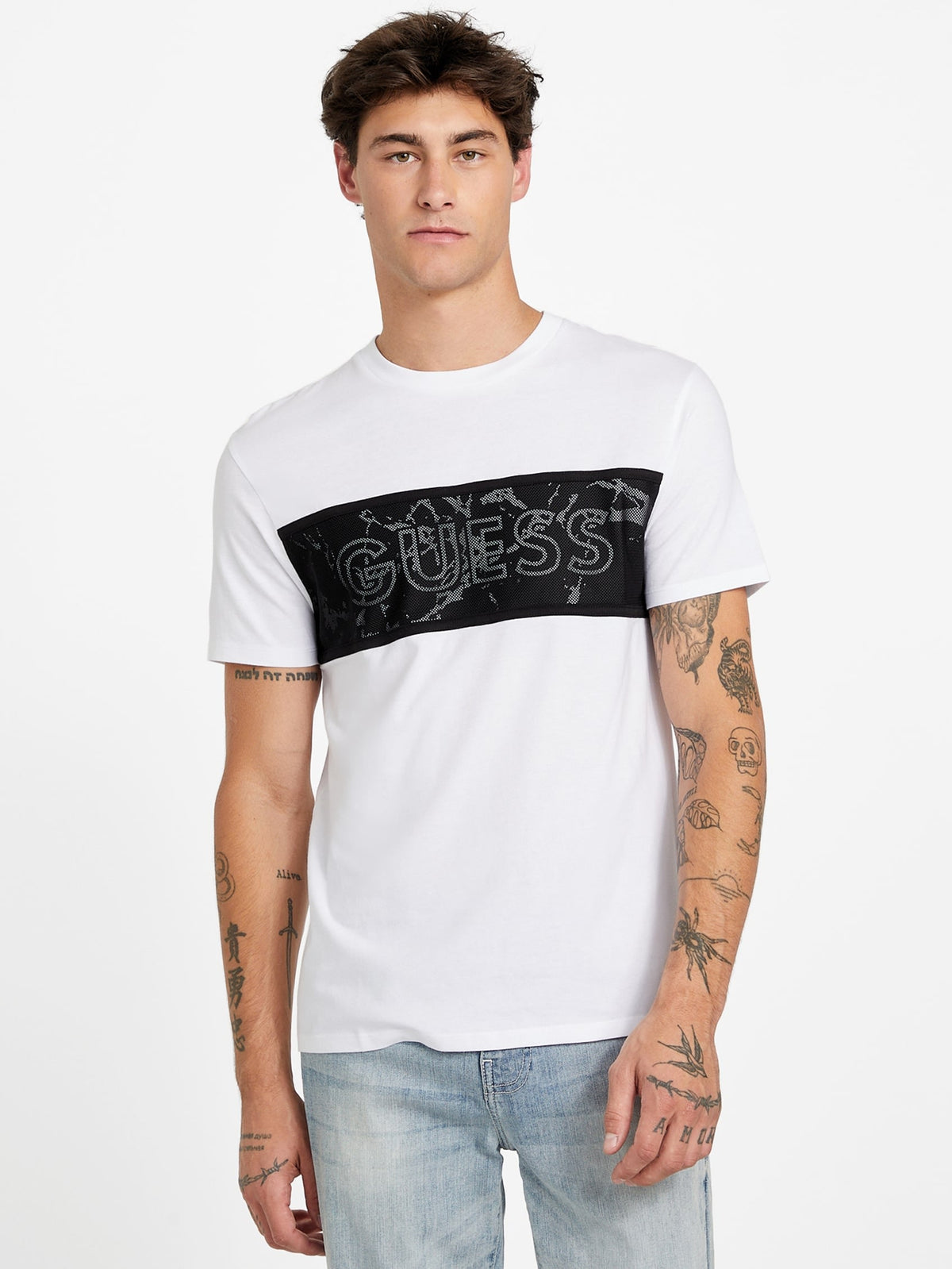 Camiseta con cuello redondo