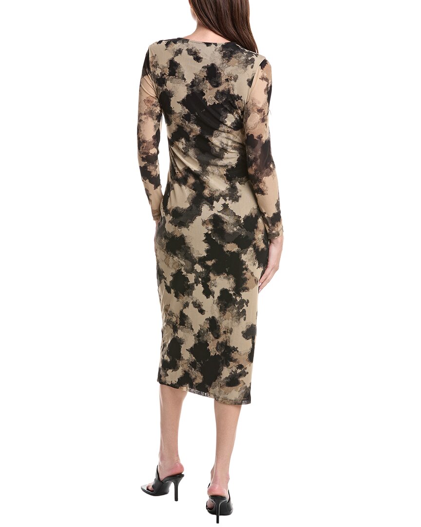 Vestido midi con estampado