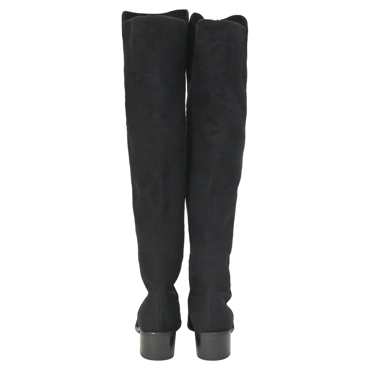 Botas de gamuza color negro