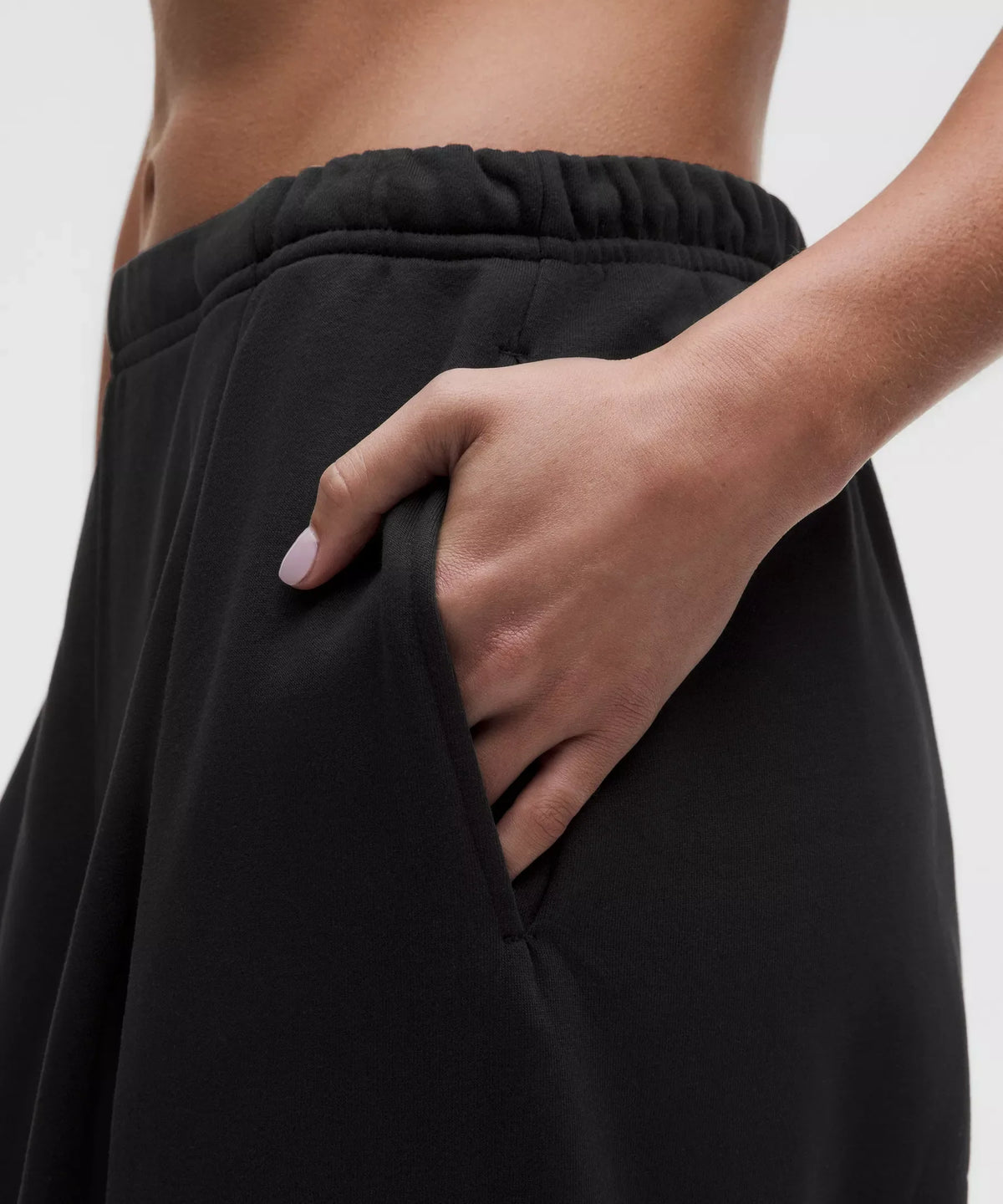 Pantalón de pierna ancha de tiro medio