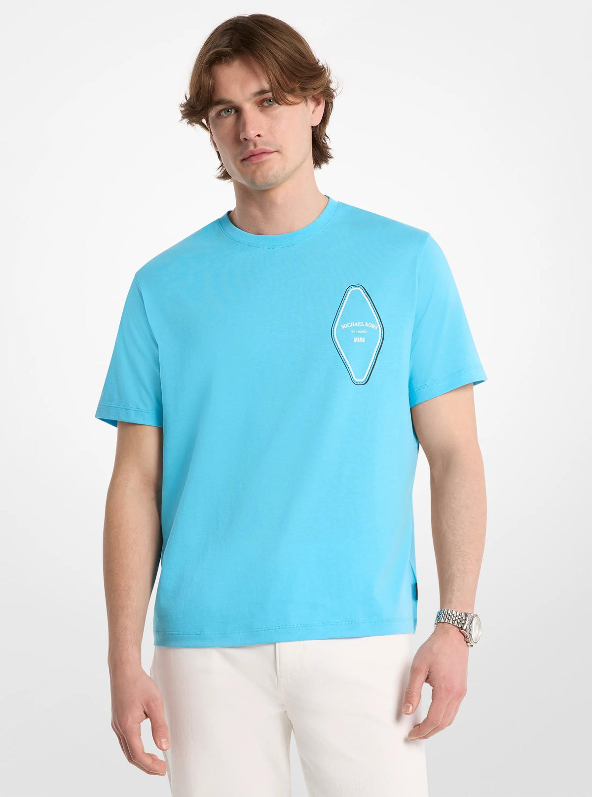 Camiseta de algodón con estampado
