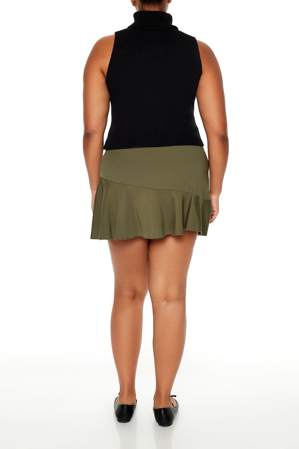 Falda pantalón con pliegues