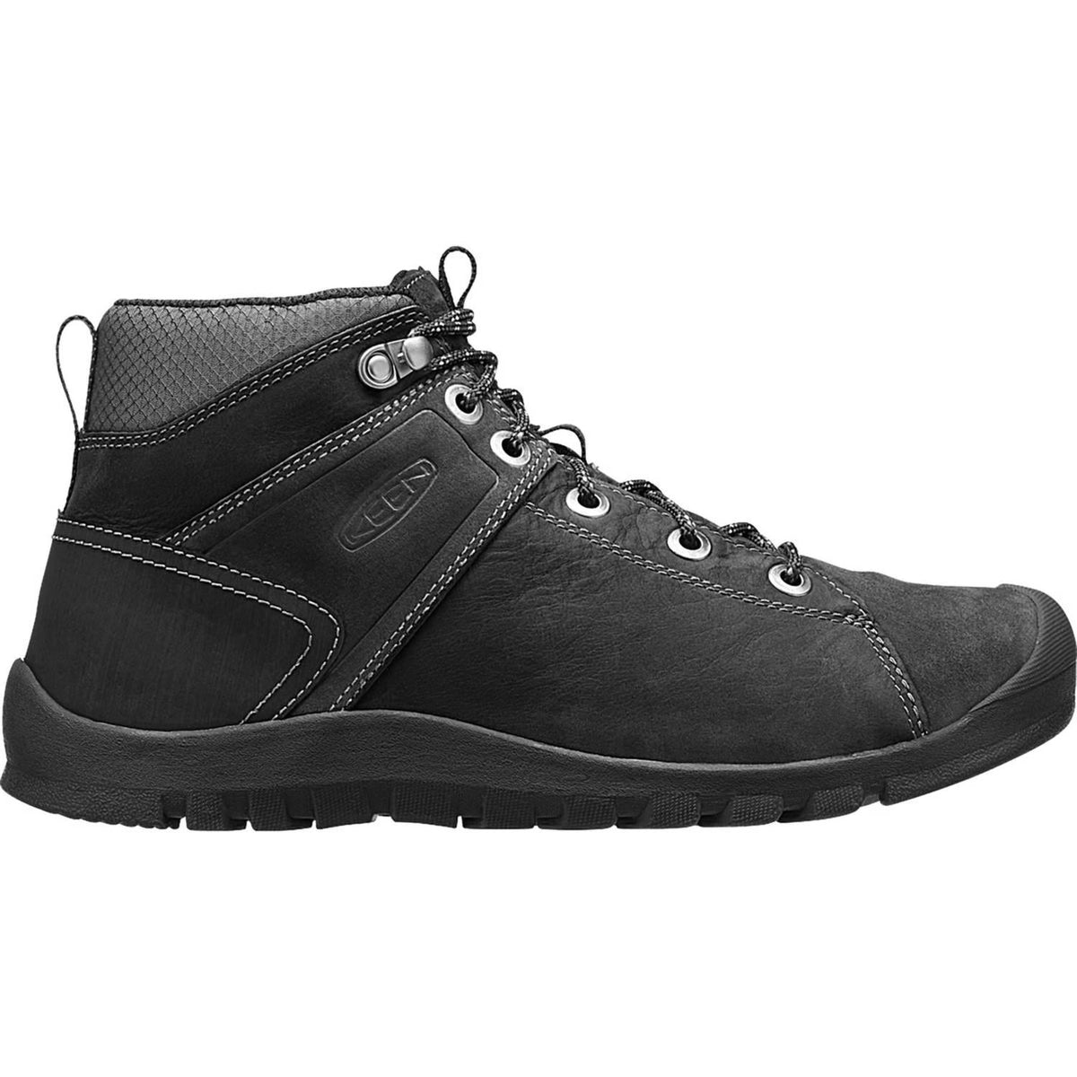 Botas de hombre de gamuza impermeables color negro