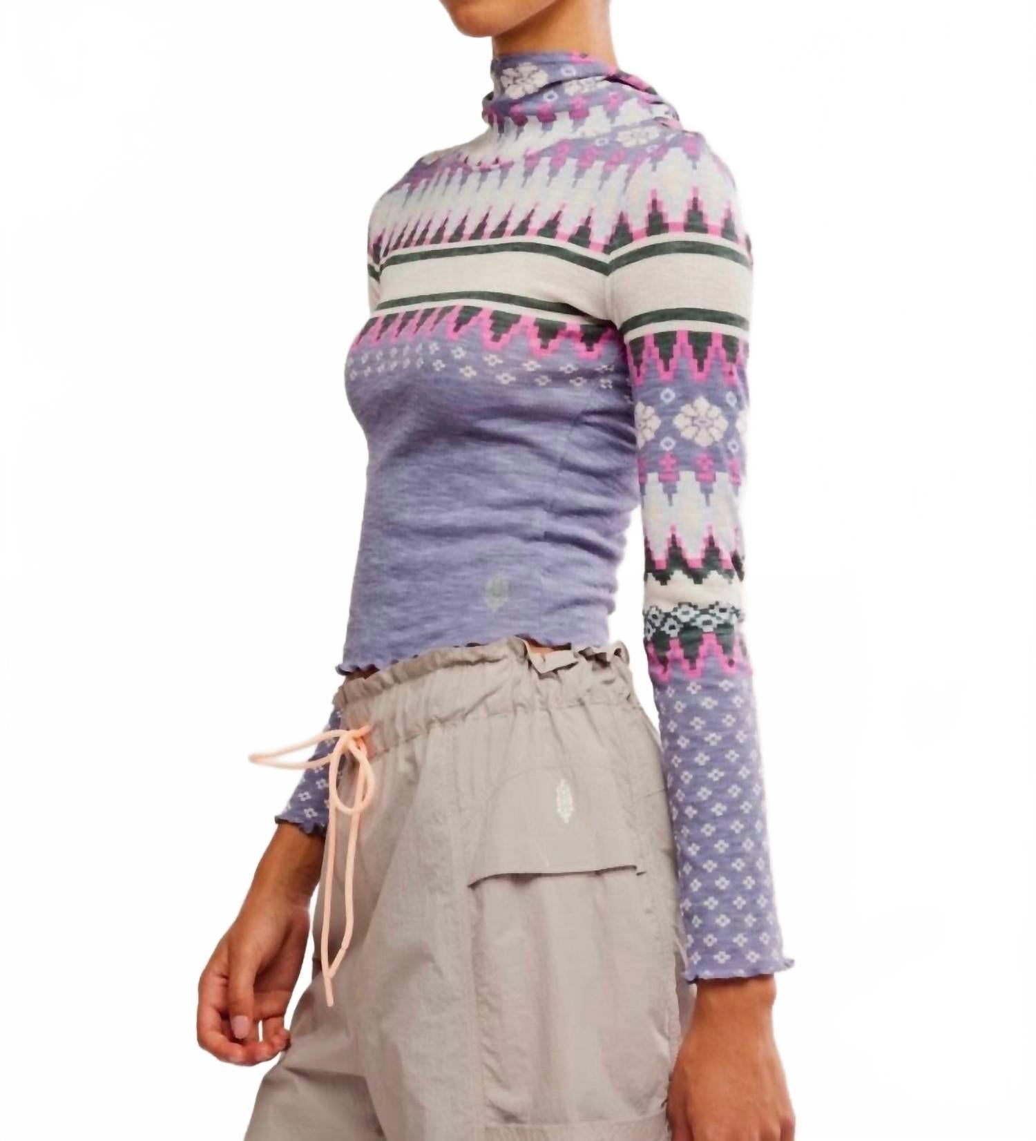 Top con estampado