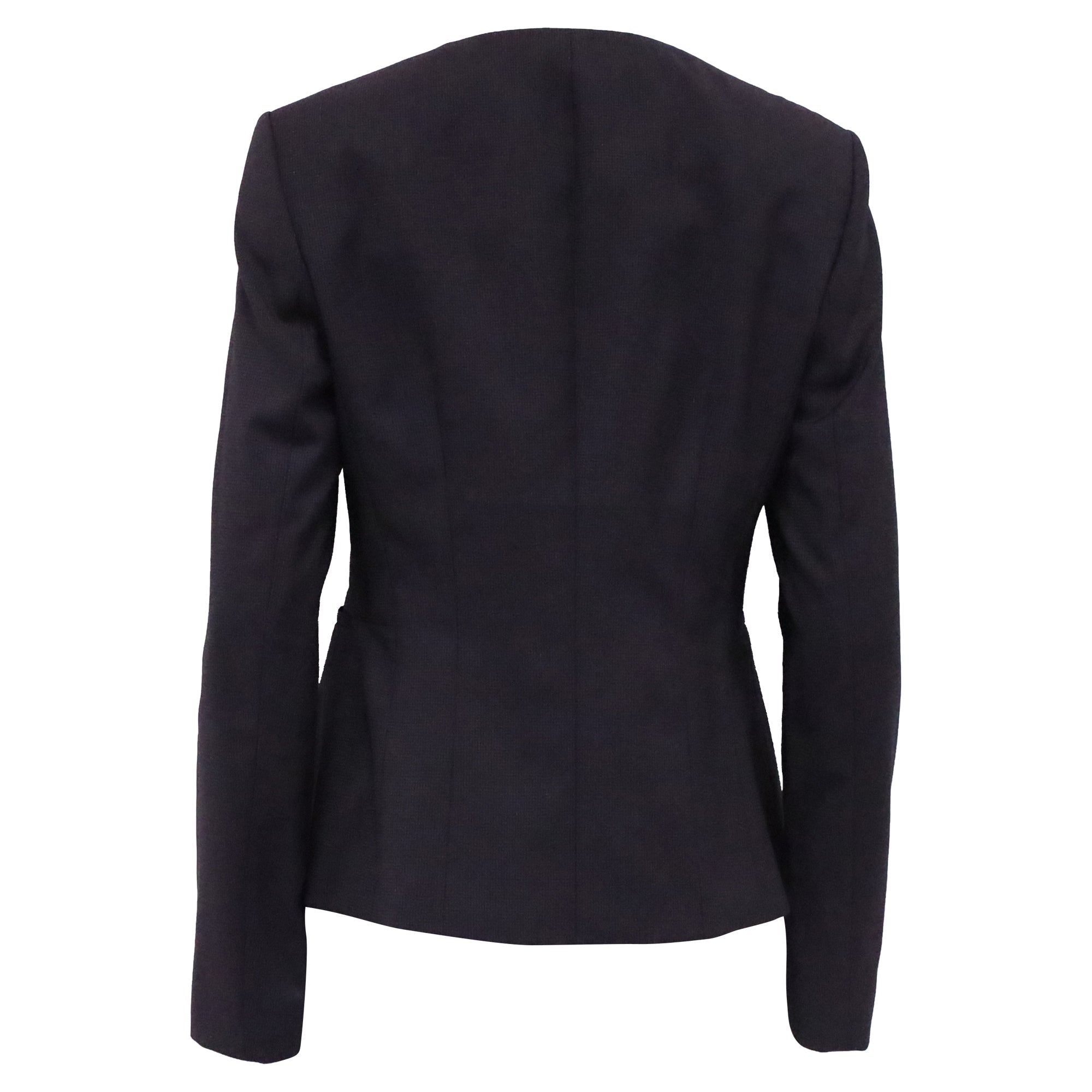 Blazer de lana color negro