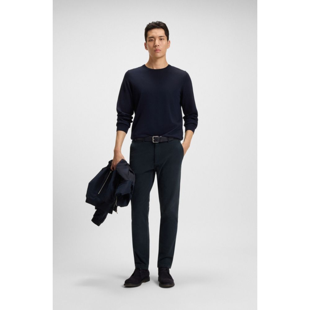 Pantalón de algodón de corte ajustado