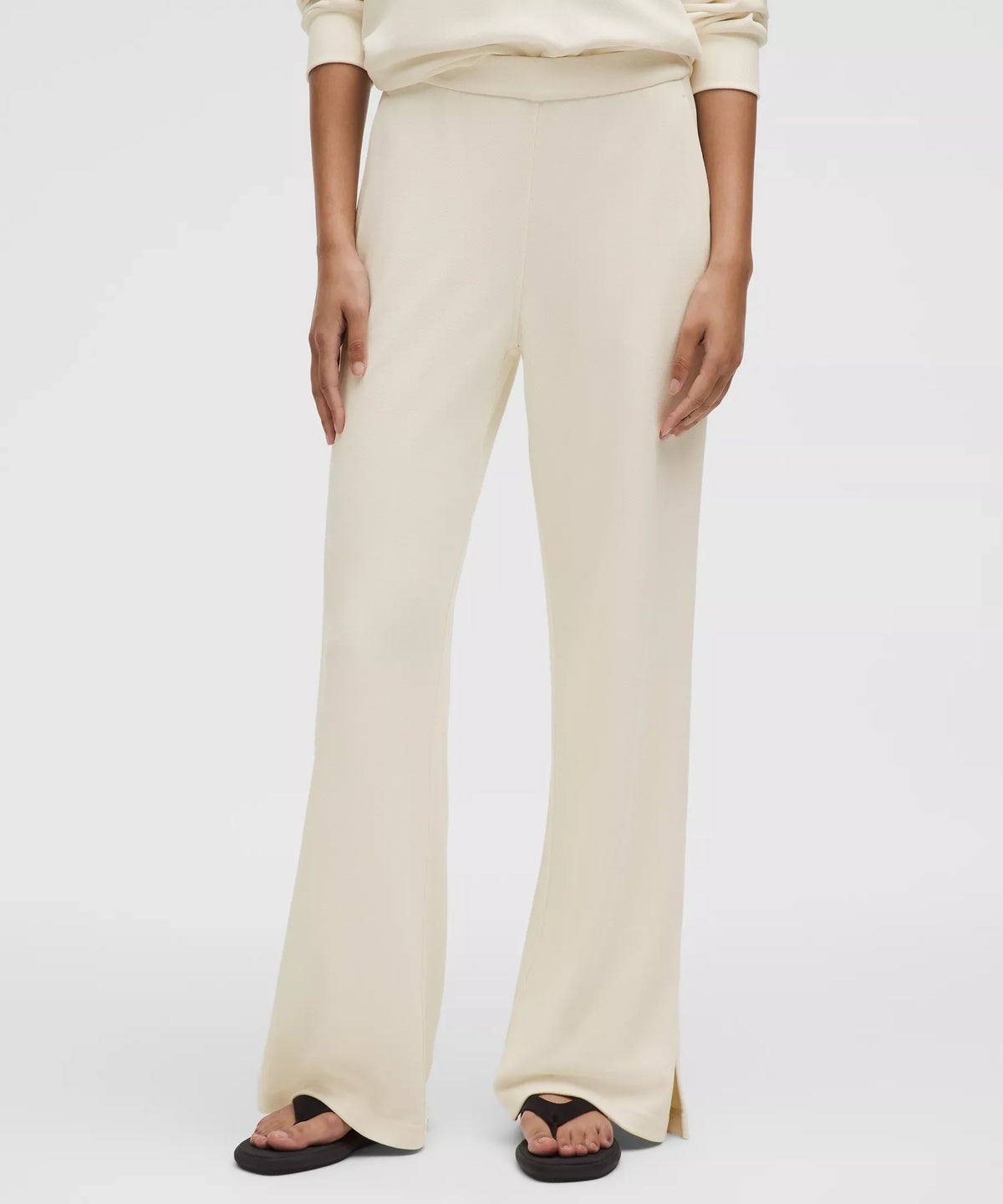 Pantalón de pierna ancha de tiro alto